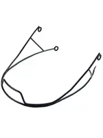 Arrowhead Chin Guard Shiny Black