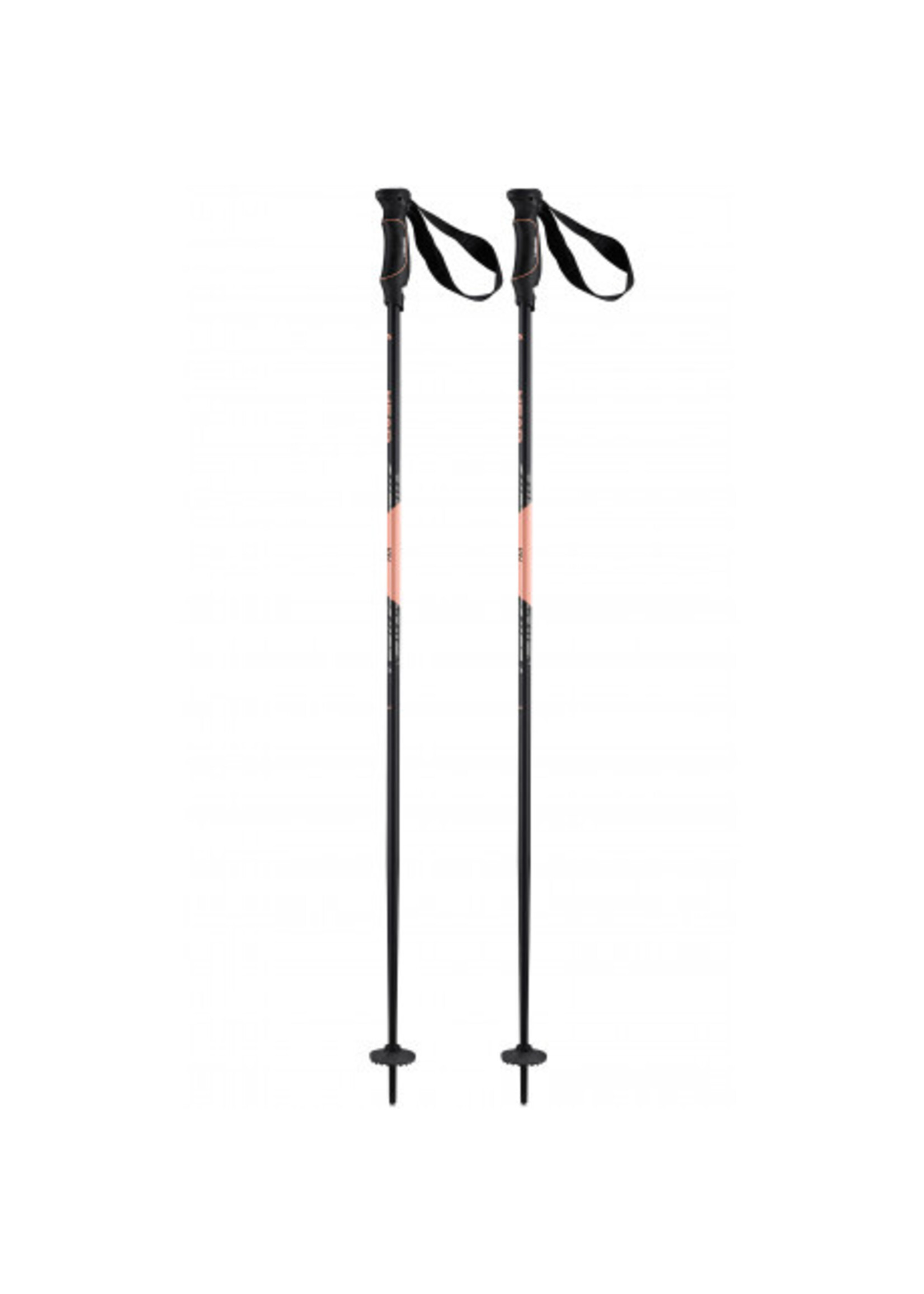 HEAD HEAD JOY SKI POLES BLACK / ROSE 110
