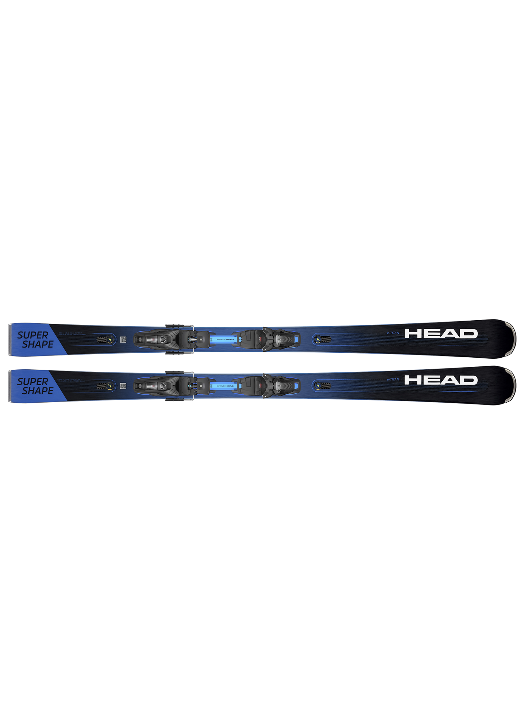 HEAD HEAD SUPERSHAPE E-TITAN SKIS WITH PROT PR 13 BINDINGS