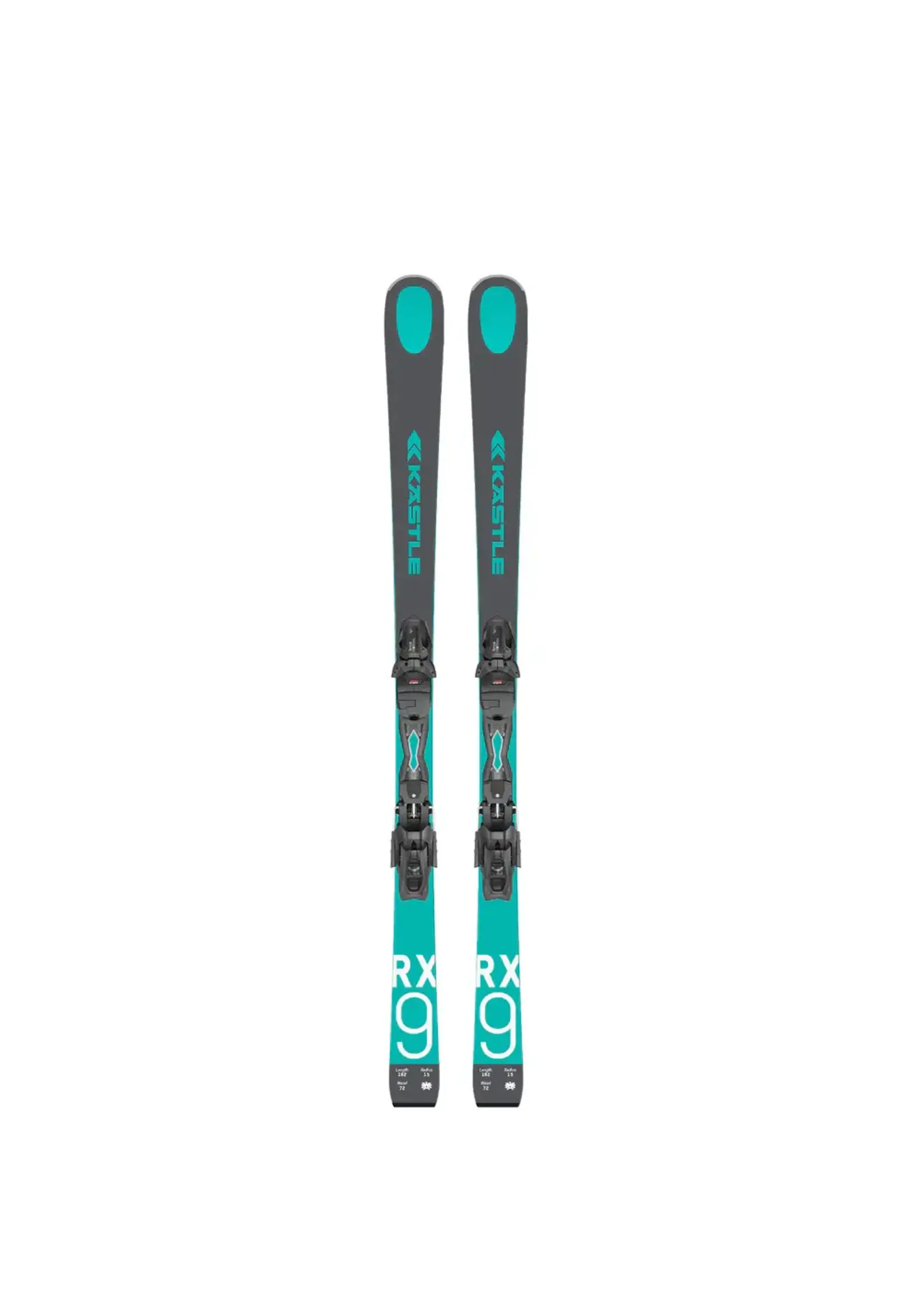 KASTLE KASTLE RX 9 SKIS w/ K12 bindings TRI-FLEX PLATE