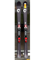 FOLSOM CUSTOMS BY DINARDO'S SKIS 168CM w/TYROLIA PRD 12 bindings RED (non-grip walk)