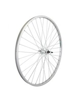 WHEEL - REAR 700C 36H FREEWHEEL SILVER ALLOY NUT