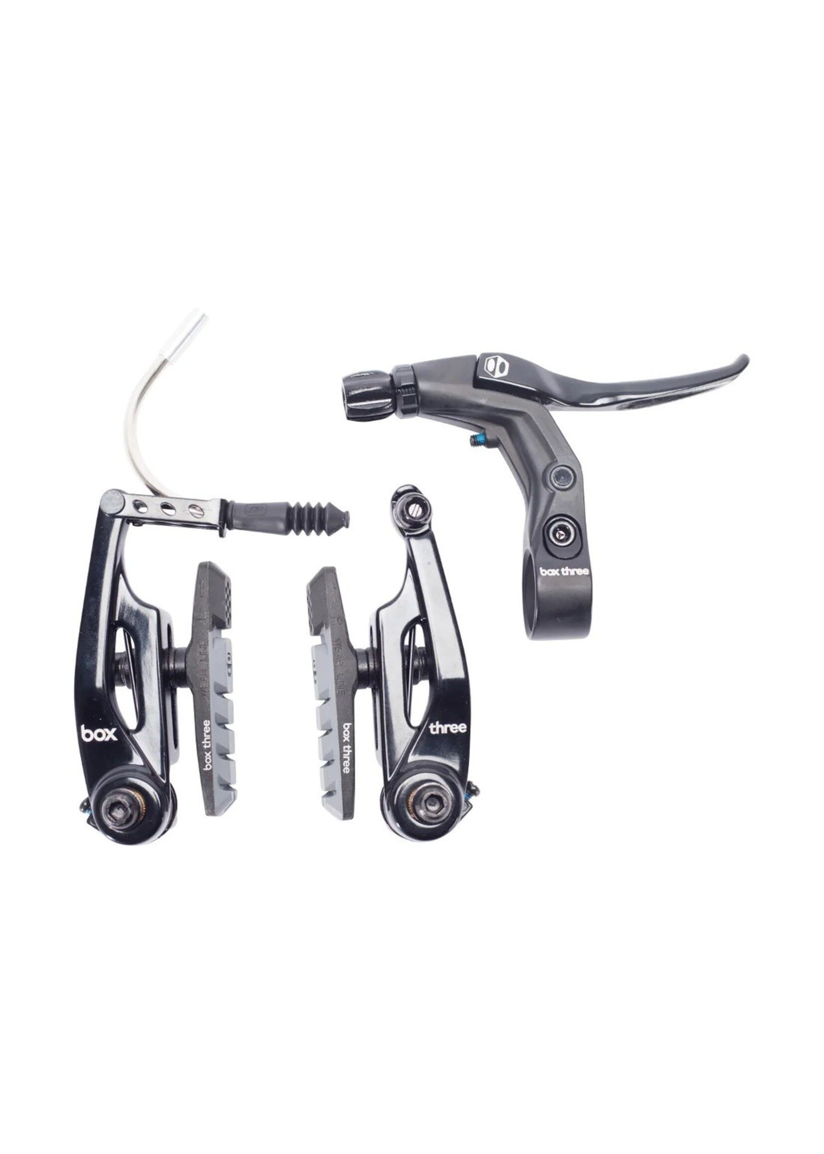 BOX THREE BRAKE KIT 85MM BLACK BRAKE SHORT LEVER