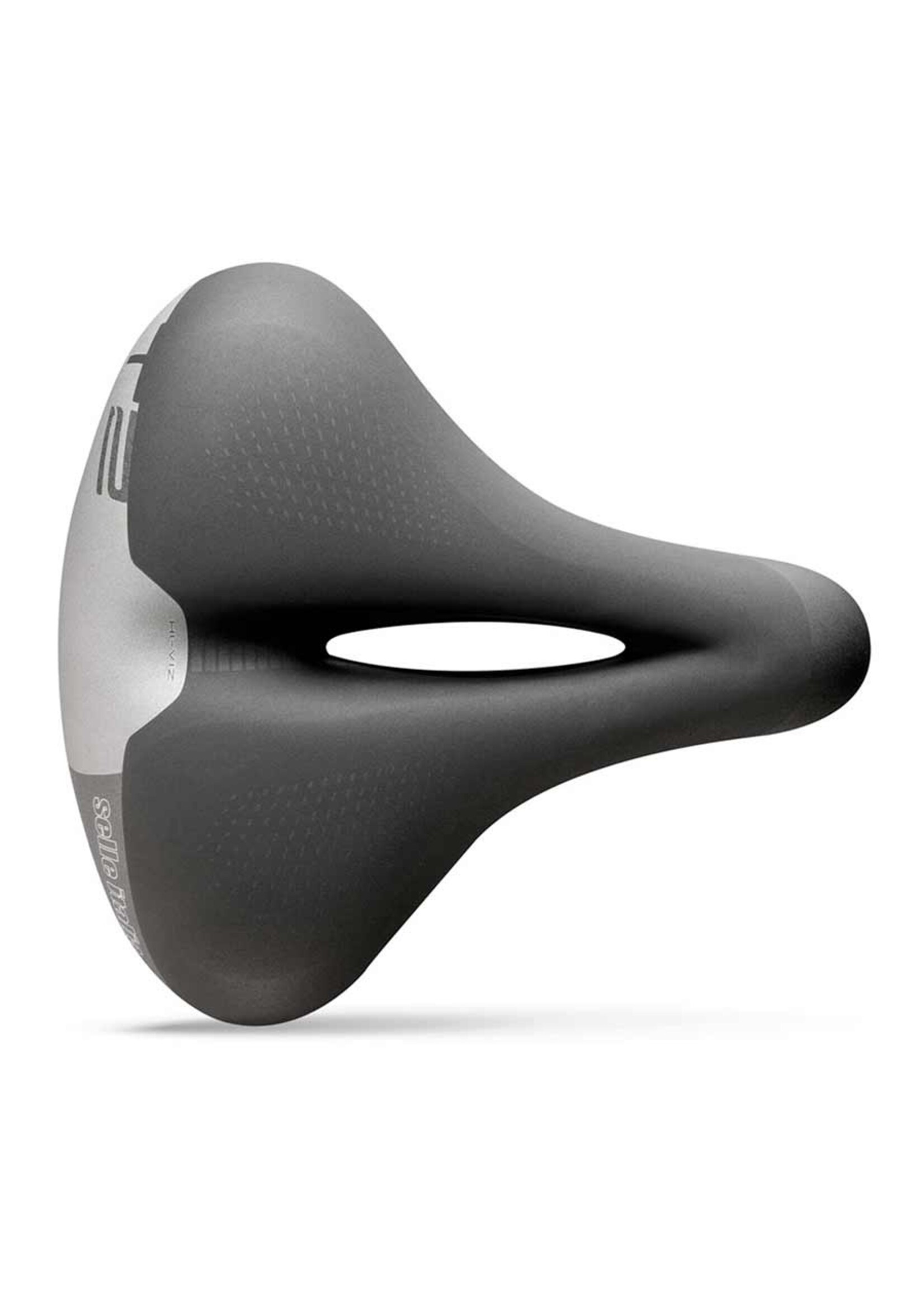 BIKE SEAT - SELLE ITALIA T2 FLOW BLACK / HI-VIZ
