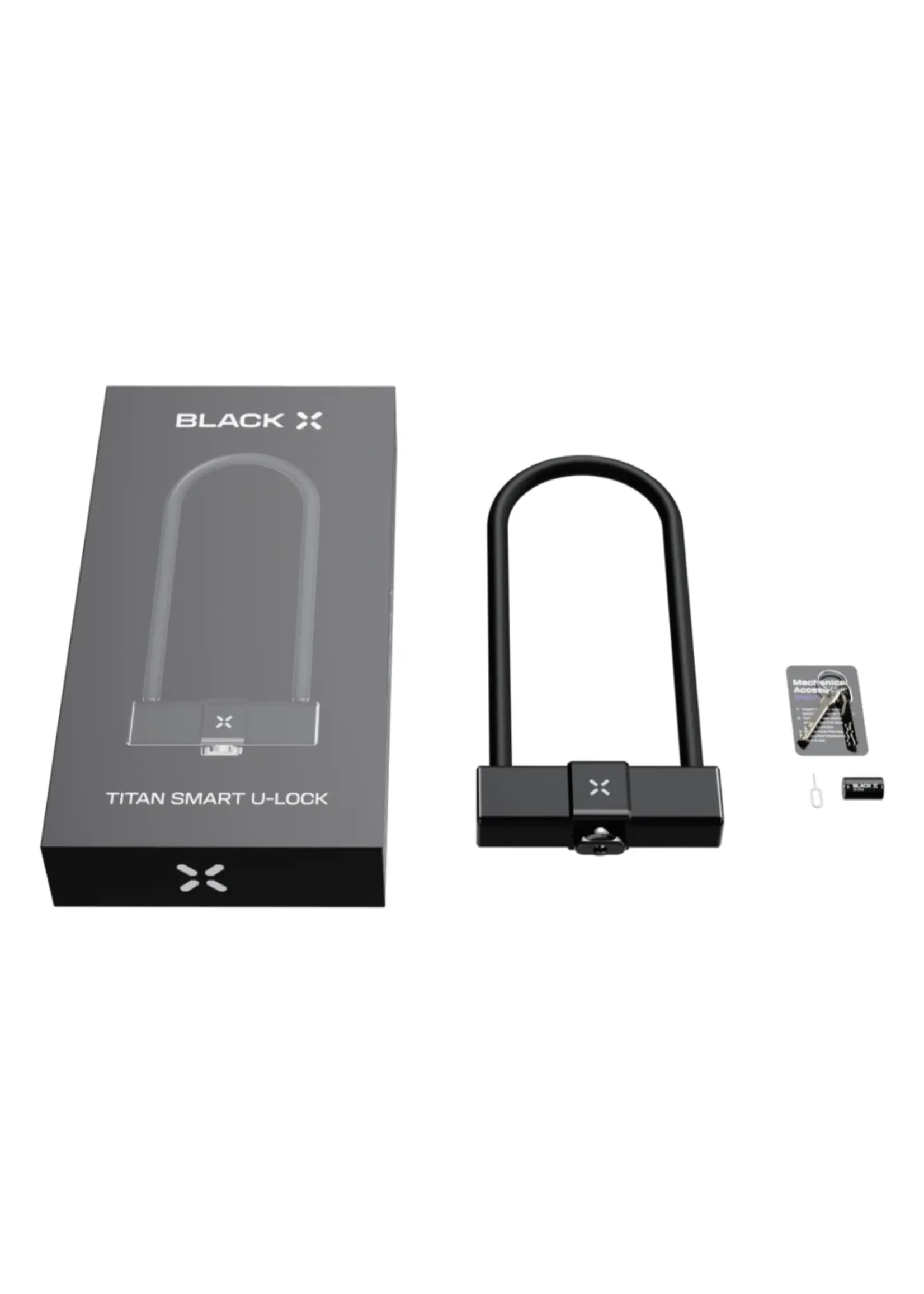 Black X BLACK X TITAN SMART U-LOCK LS - BIKE LOCK