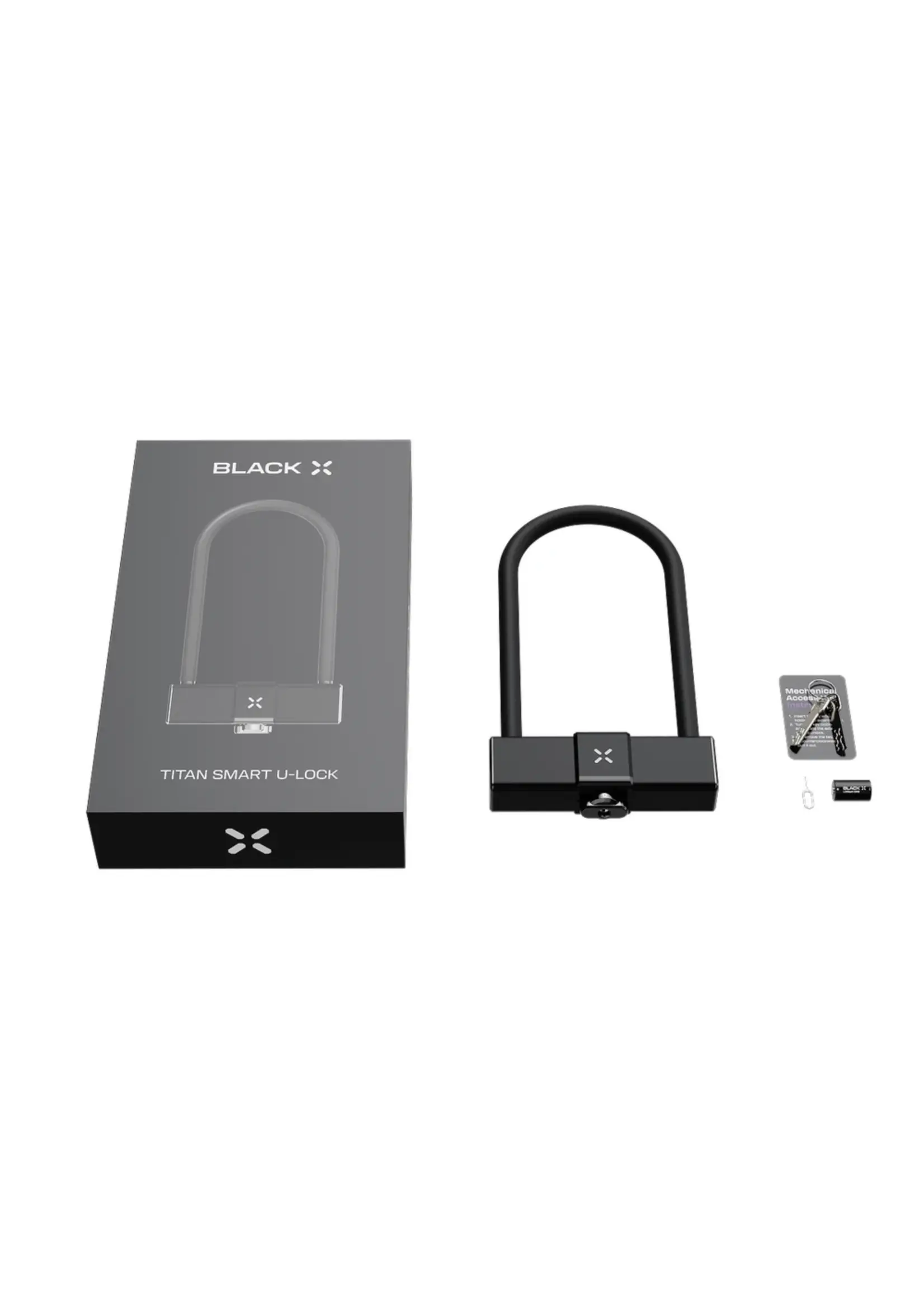 Black X BLACK X TITAN SMART U-LOCK STD - BIKE LOCK