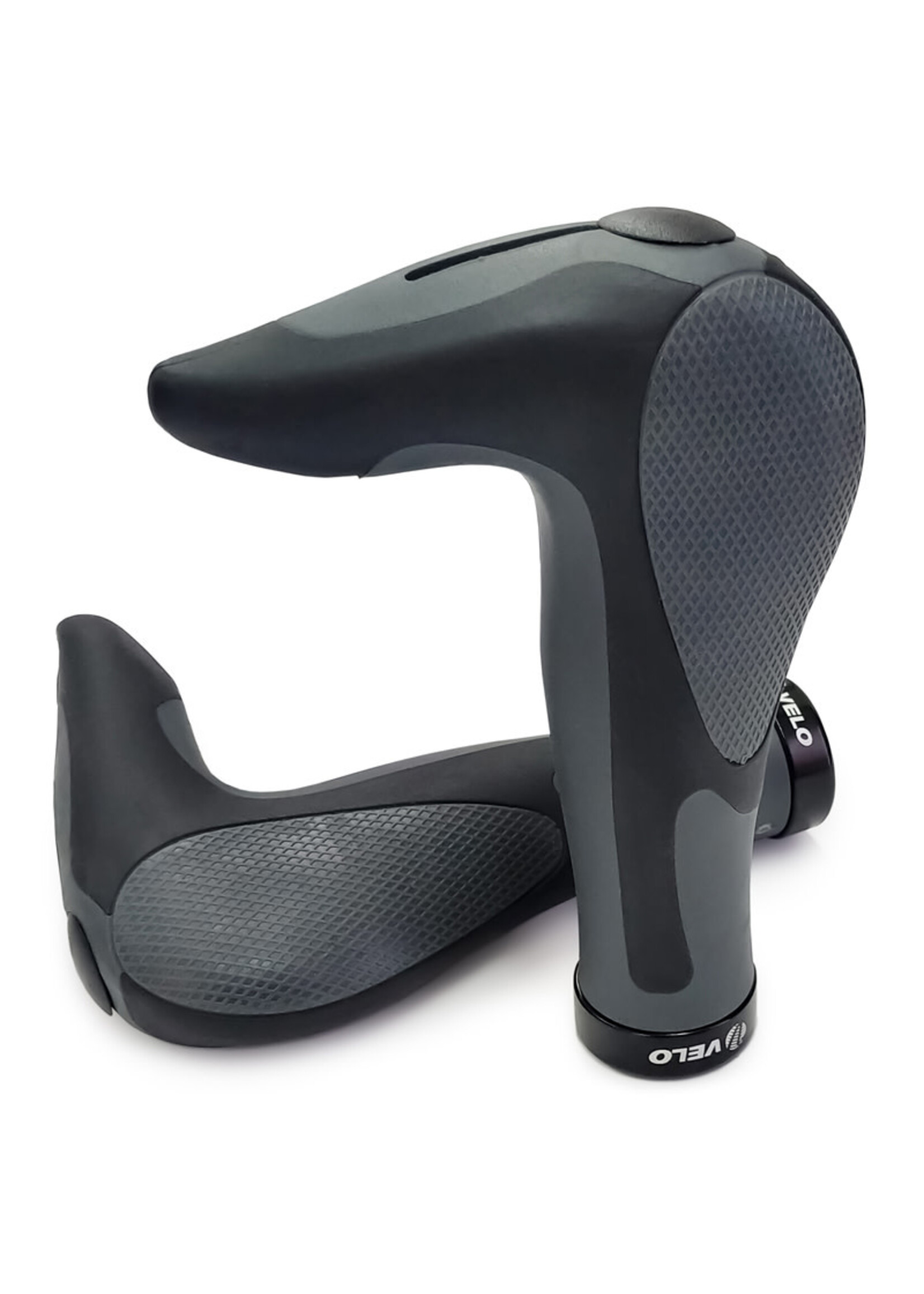 VELO ERGONOMIC GEL GRIPS w/INTEGRATED BAR ENDS