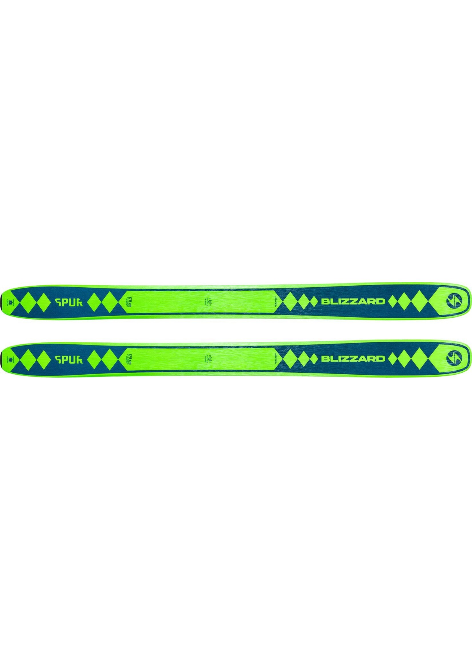 BLIZZARD BLIZZARD SPUR FLAT SKIS w/o bindings BLUE/GREEN 179 CM