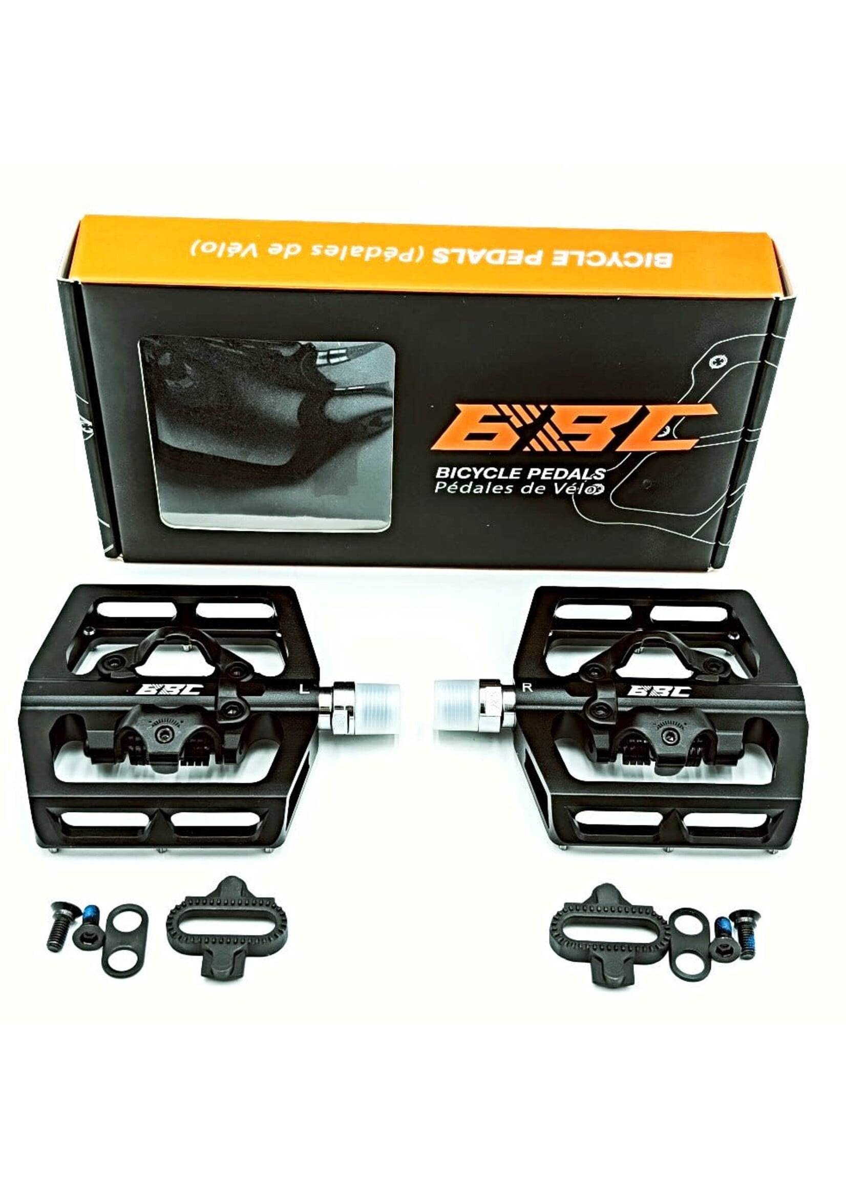 BBC BIKE PEDALS -  9/16 BBC CLIPLESS SPD BK PLATFORM
