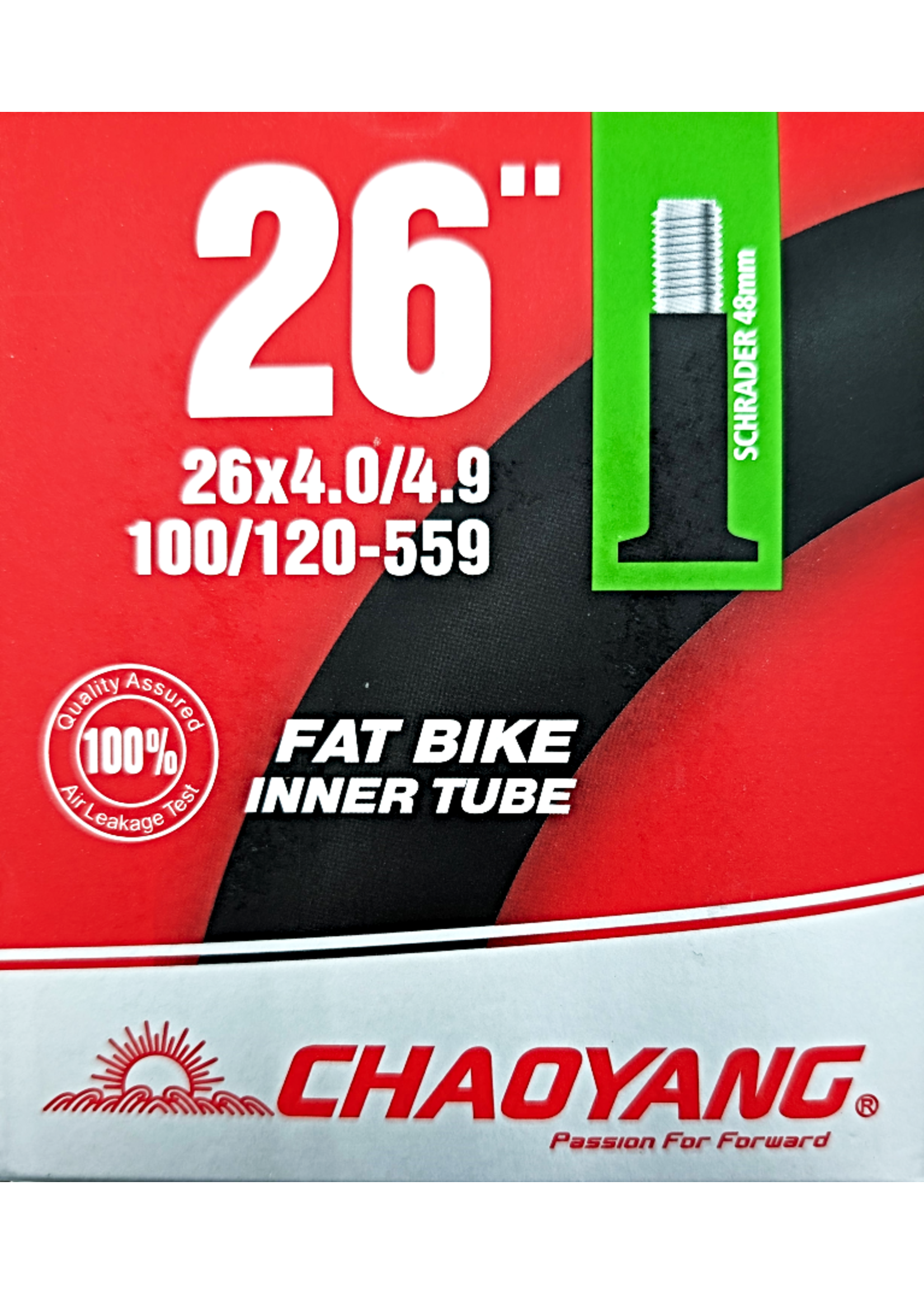CHAOYANG TUBE - SCHRADER 26" x 4.0-4.9 FAT BIKE