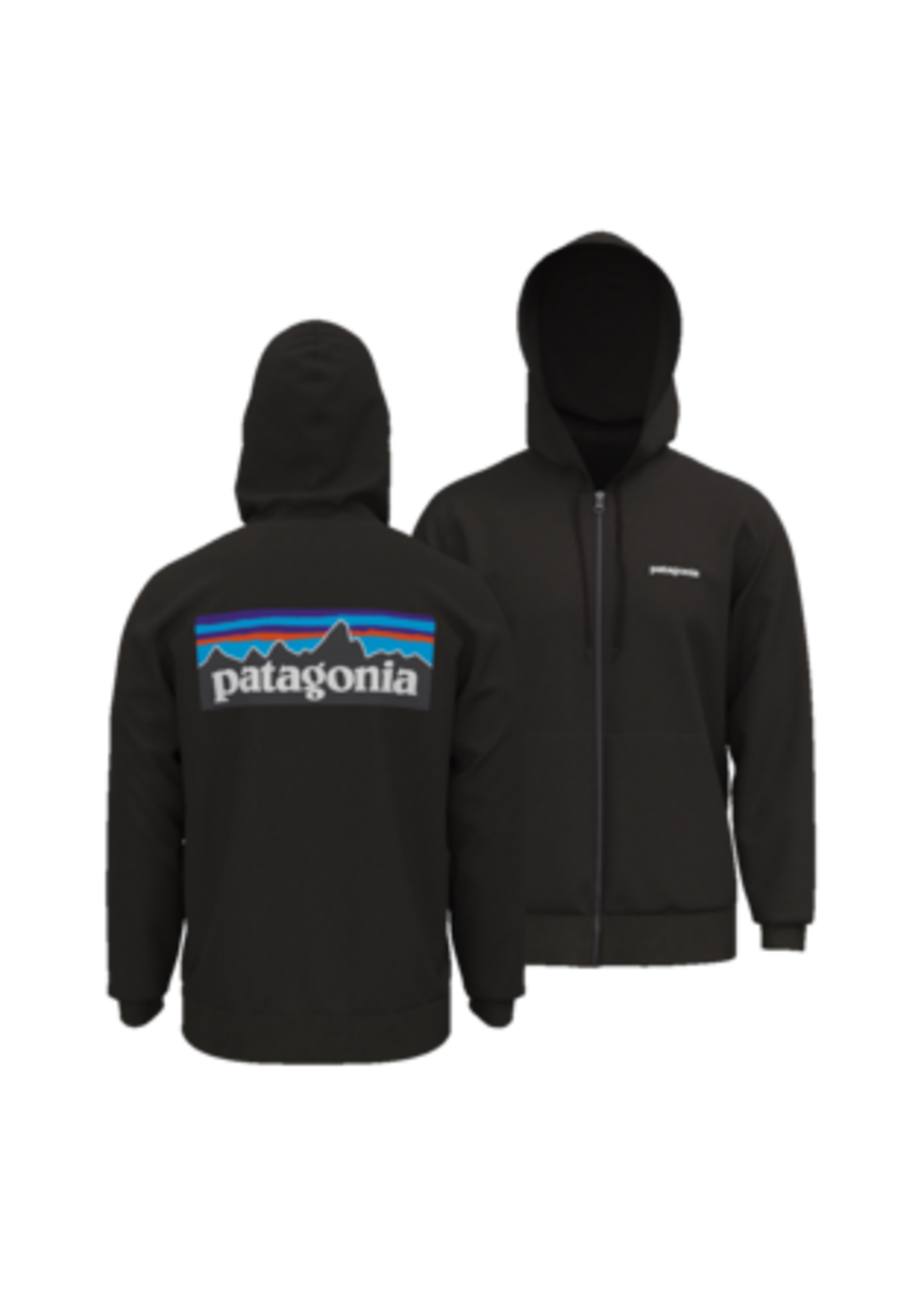 patagonia PAGATONIA MENS P-6 LOGO DAILY FULL ZIP HOODY