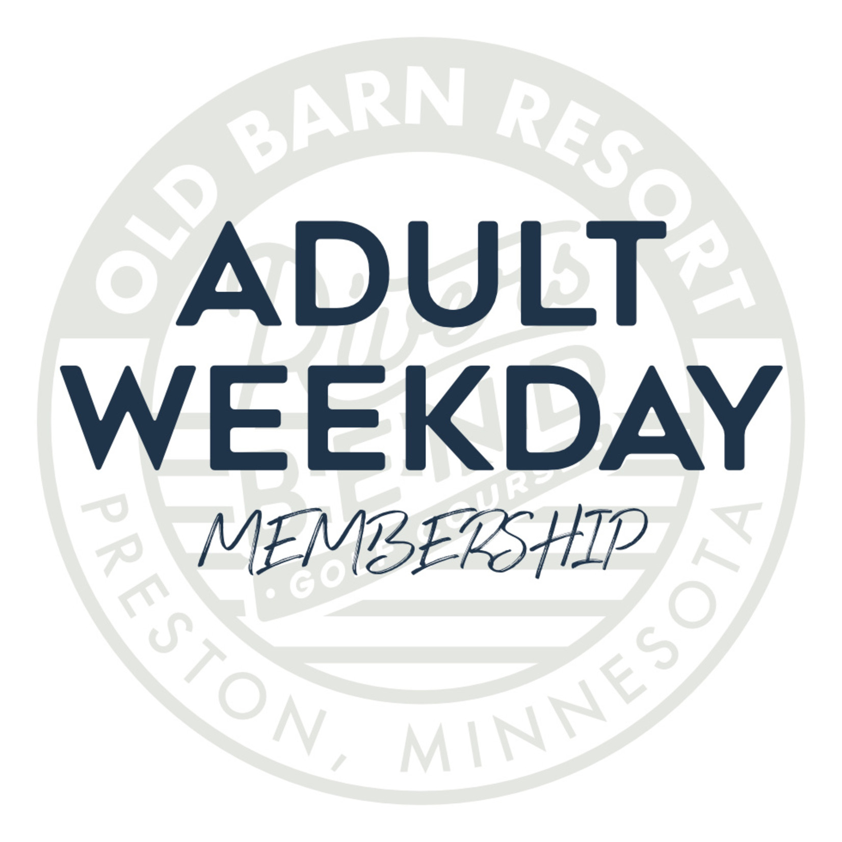 Adult Weekday Membership - Weekday Member