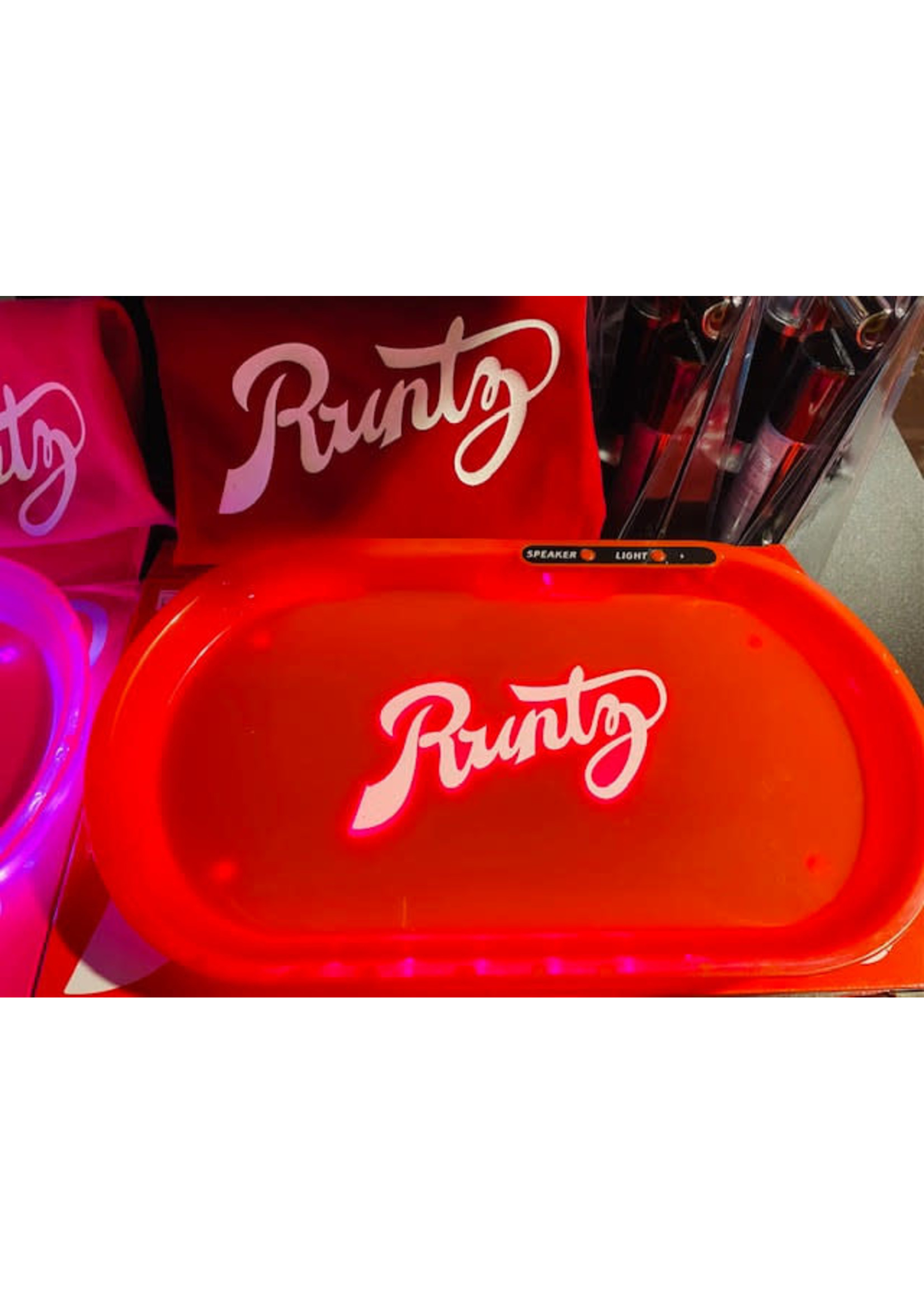 Runtz 7 Color Changing Bluetooth Speaker Rolling Tray