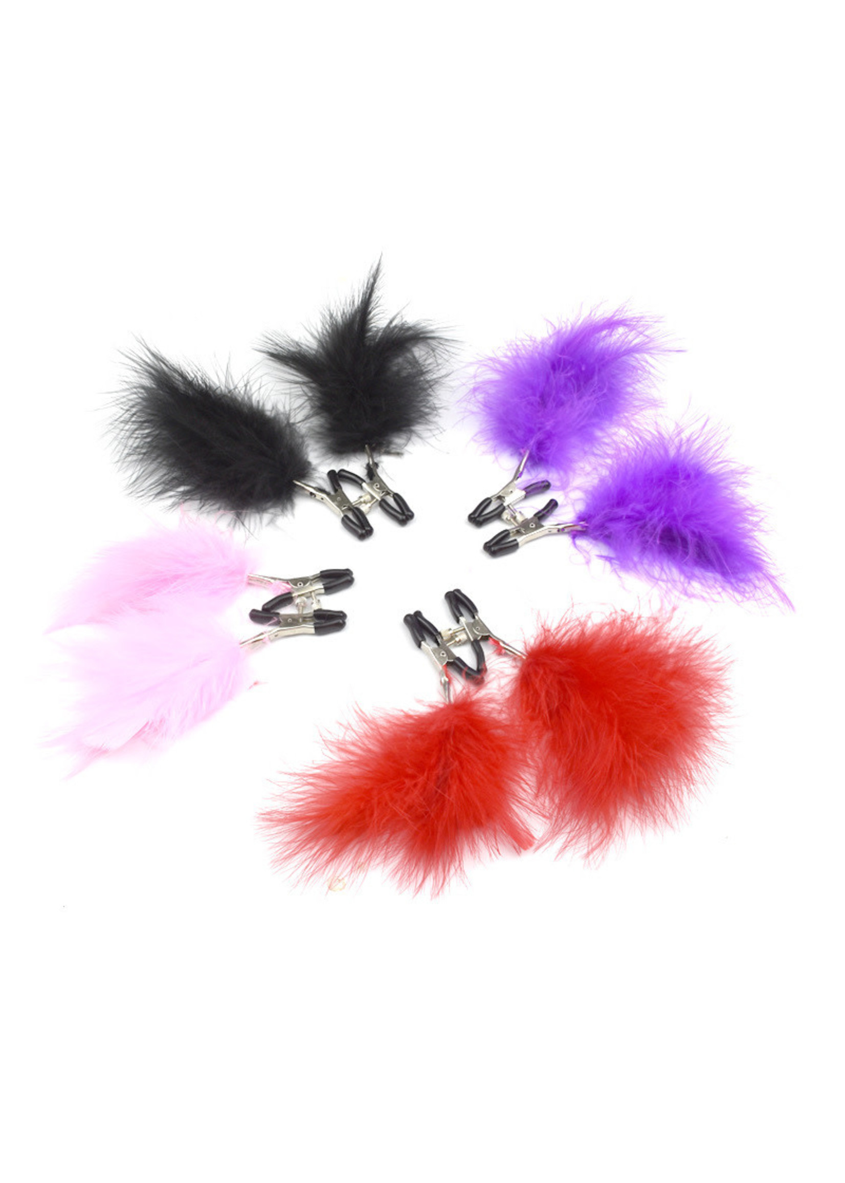 Feather Tickler Nipple Clamps