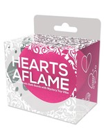 Hearts Aflame Scented Erotic Lovers Bath Bomb With Mystery Vibrating Toy - Pink