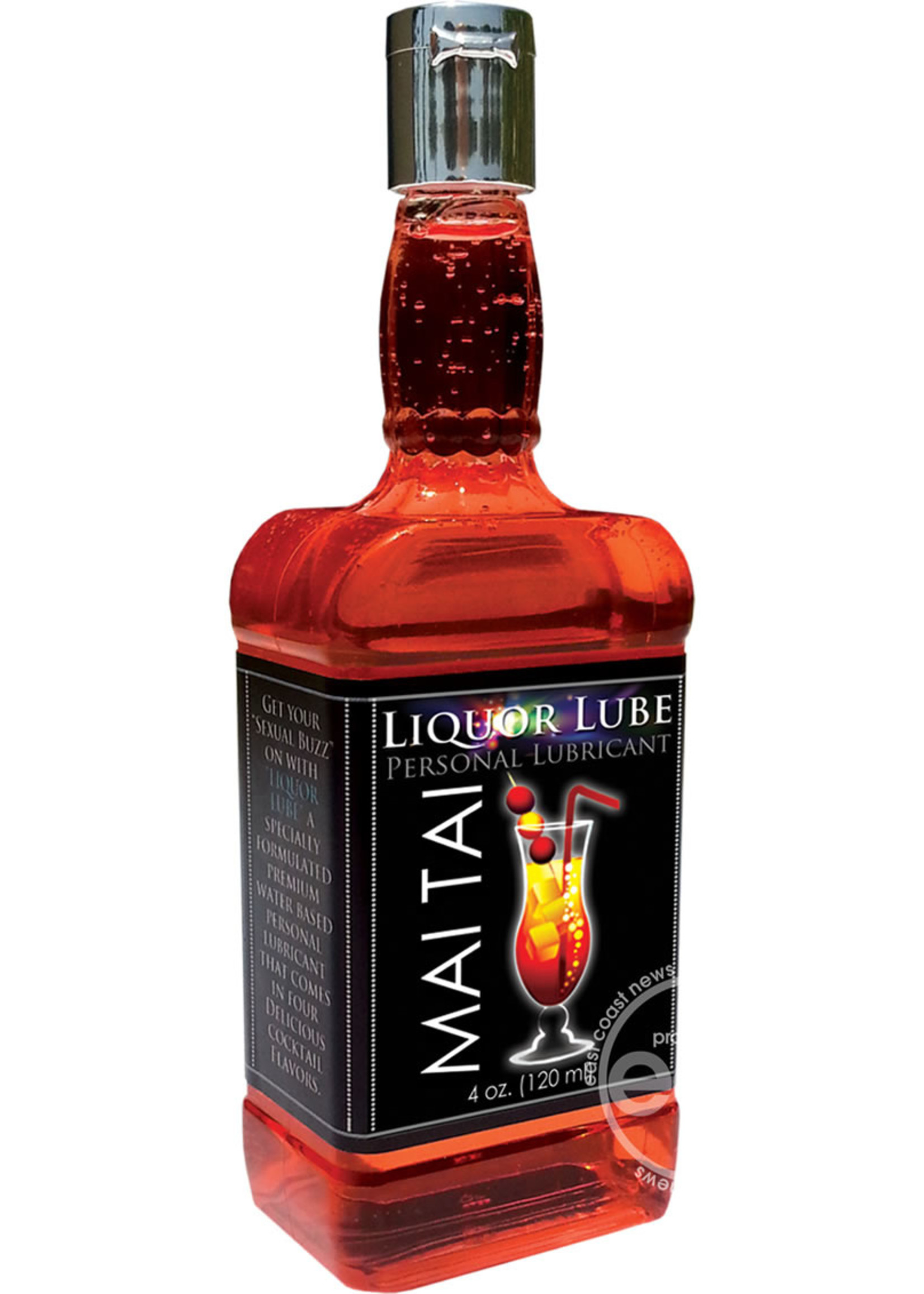 Liquor Lube Water Based Flavored Personal Lubricant Mai Tai 4 Ounce