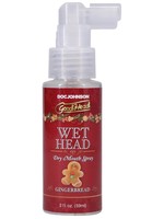 GoodHead Holiday Wet Head Dry Mouth Spray 2oz - Gingerbread Head