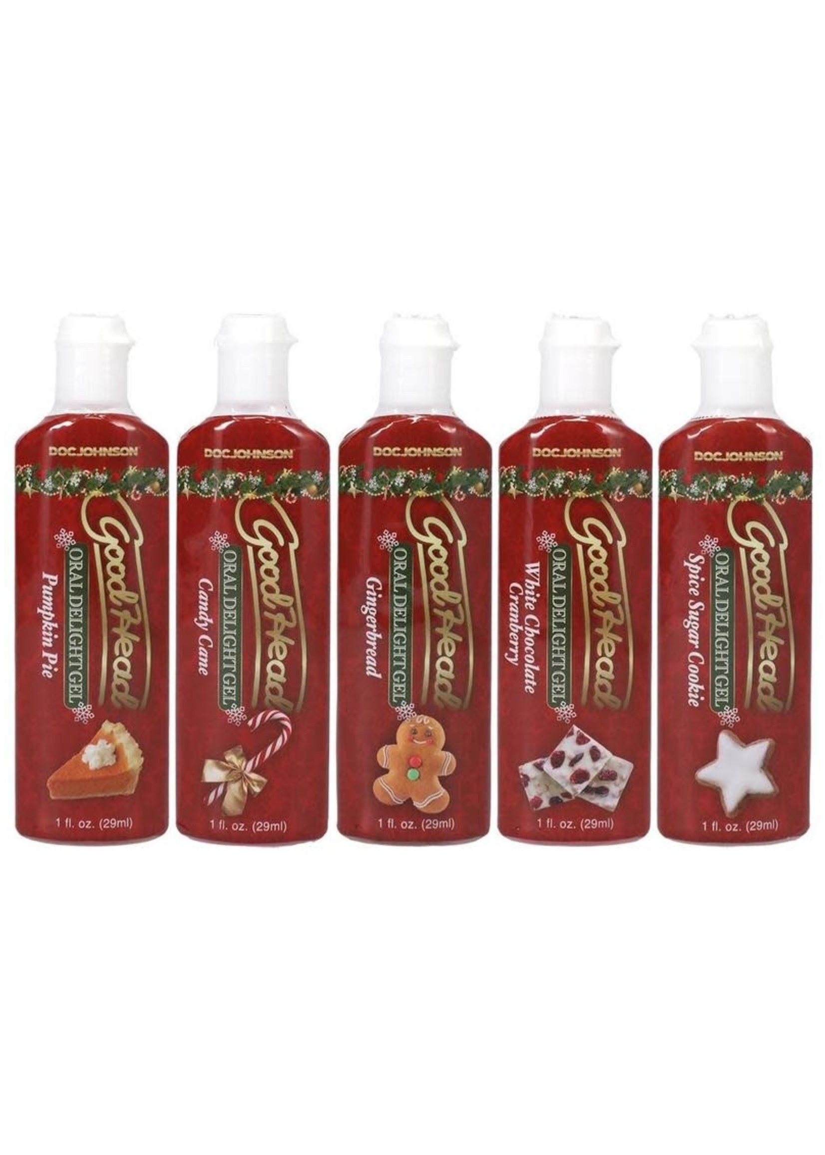 GoodHead Oral Delight Gel Holiday Edition (5 Pack) 1oz