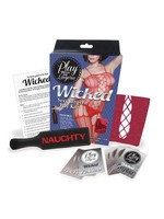 Play with Me Lingerie Wicked Sexy Lingerie Play Kit in Red/Purple