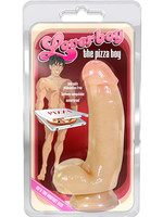 Loverboy The Pizza Boy Dildo with Balls 5in in Vanilla
