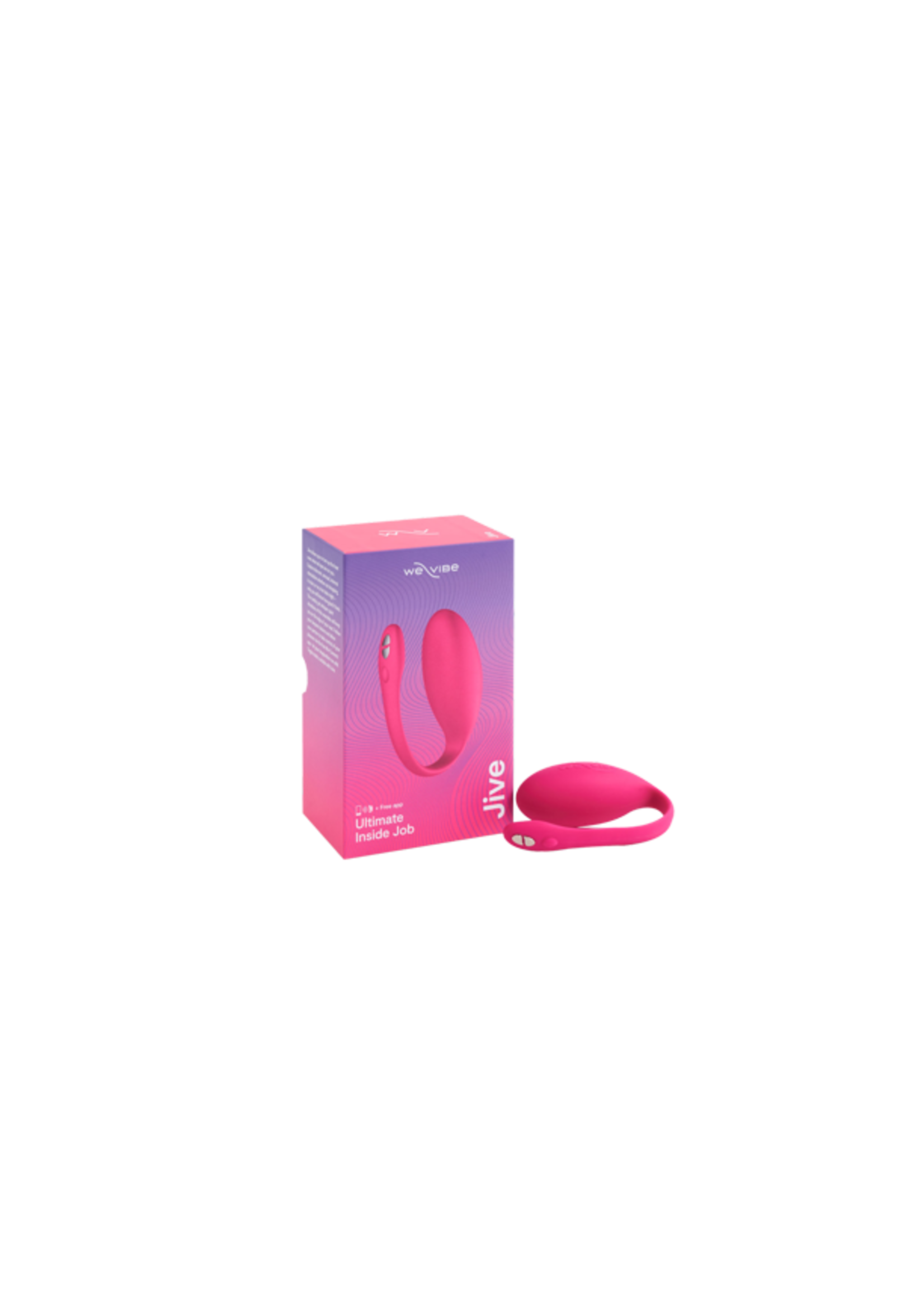 We-Vibe Jive Silicone Rechargeable Remote Control Wearable G-Spot Vibrator in Pink