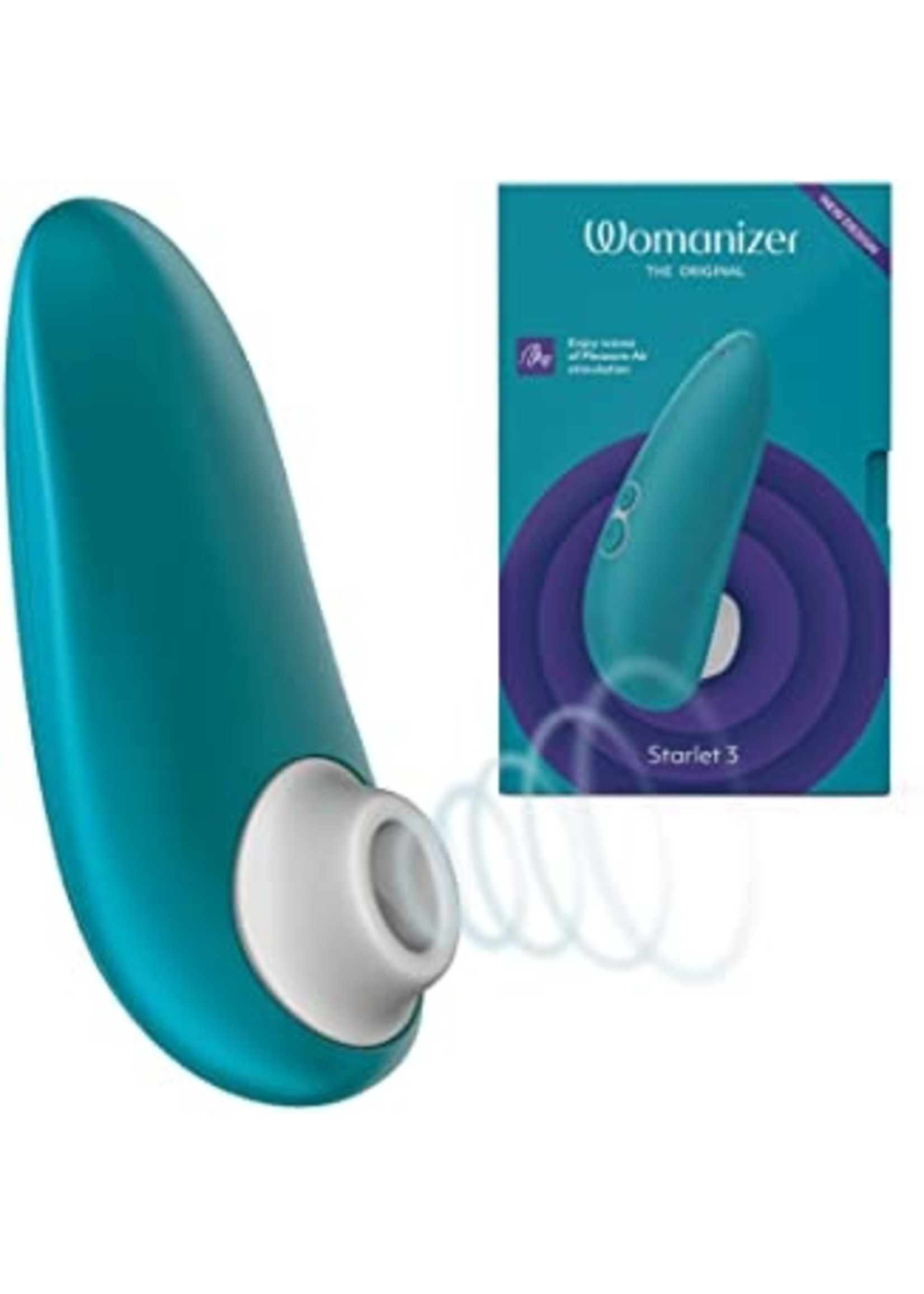 Womanizer Starlet 3 Rechargeable Silicone Clitoral Stimulator in Turquoise