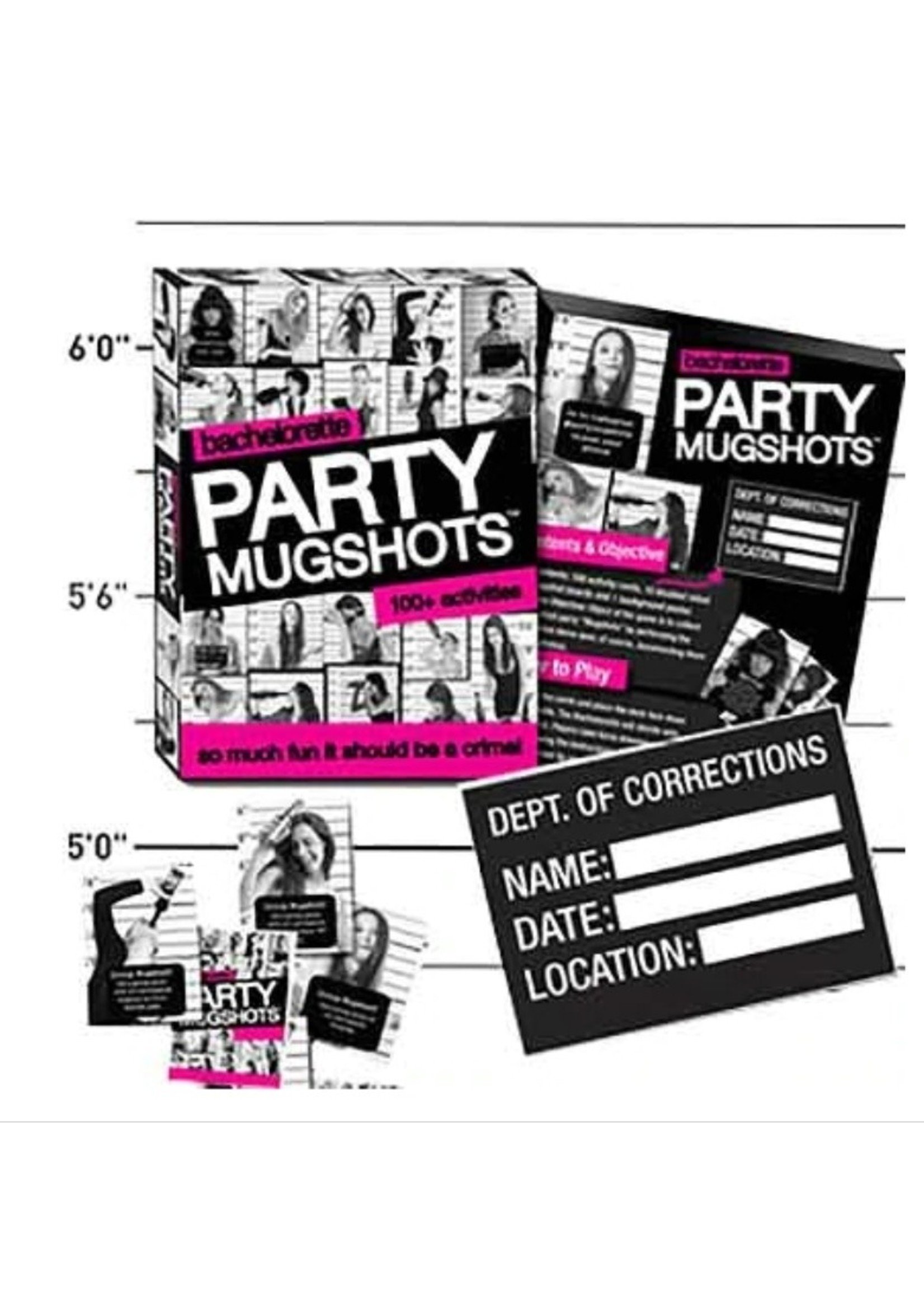 Bachelorette Party Mugshots Card Game