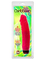 Jelly Caribbean Number 9 Vibrator in Pink