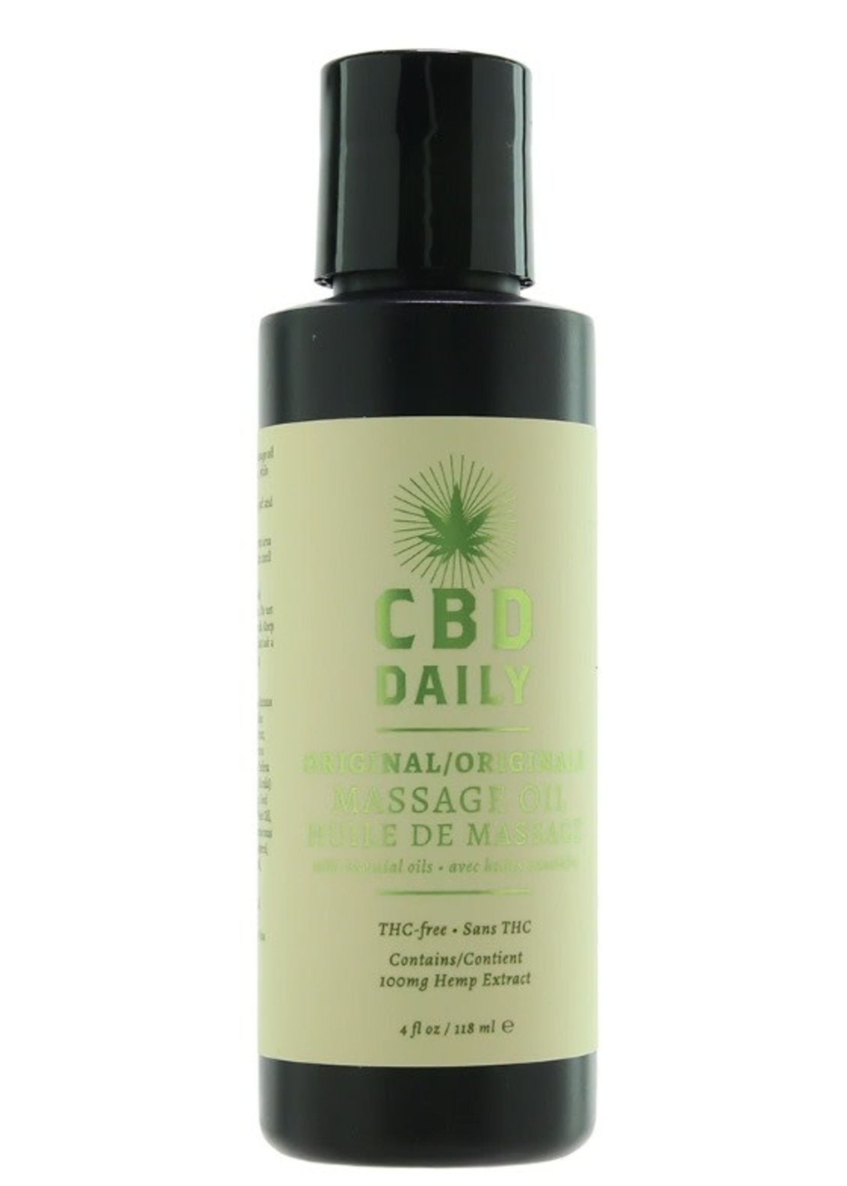 CBD Daily Original Massage Oil in 4oz
