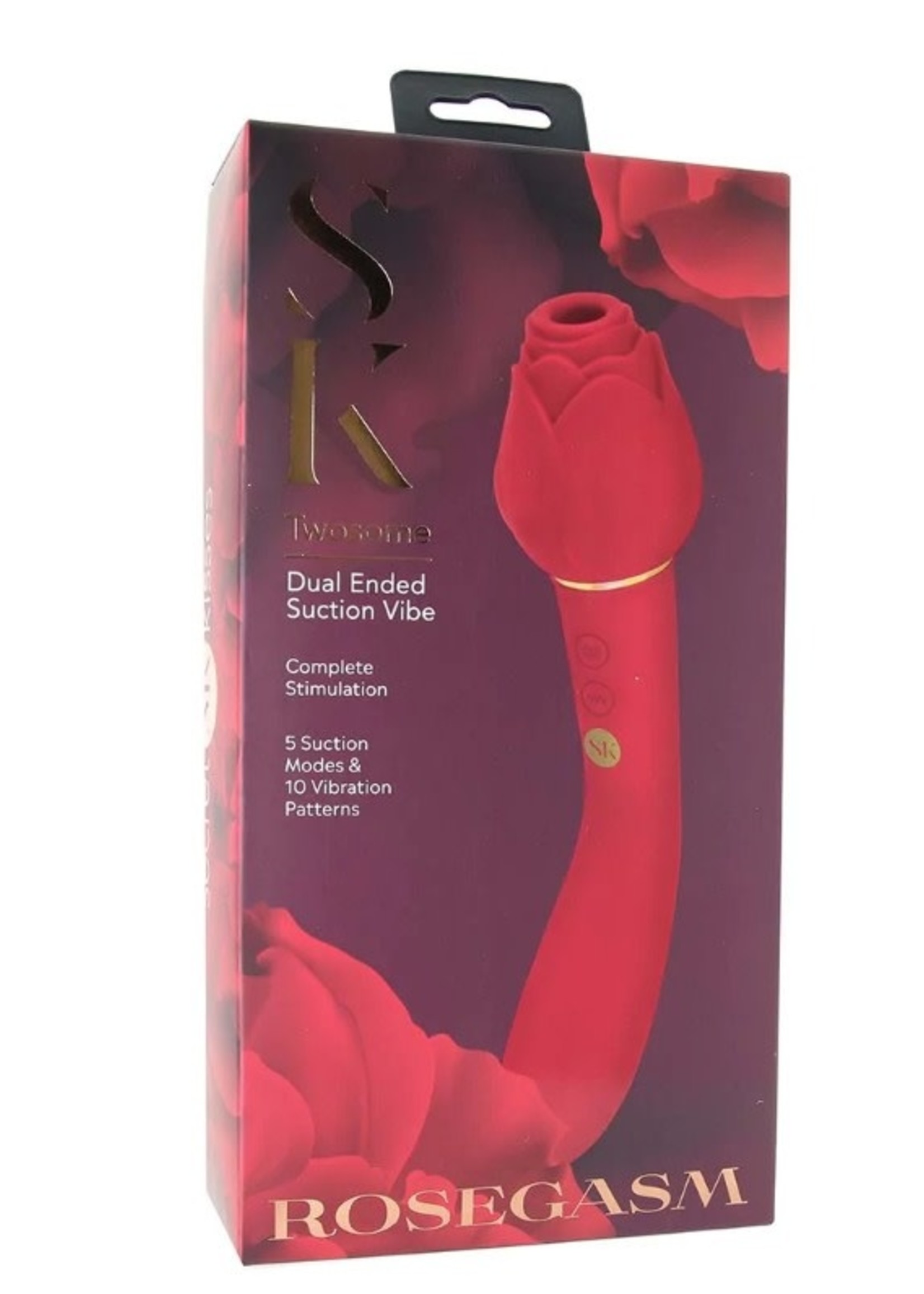 Rosegasm Twosome Dual Ended Suction Vibe