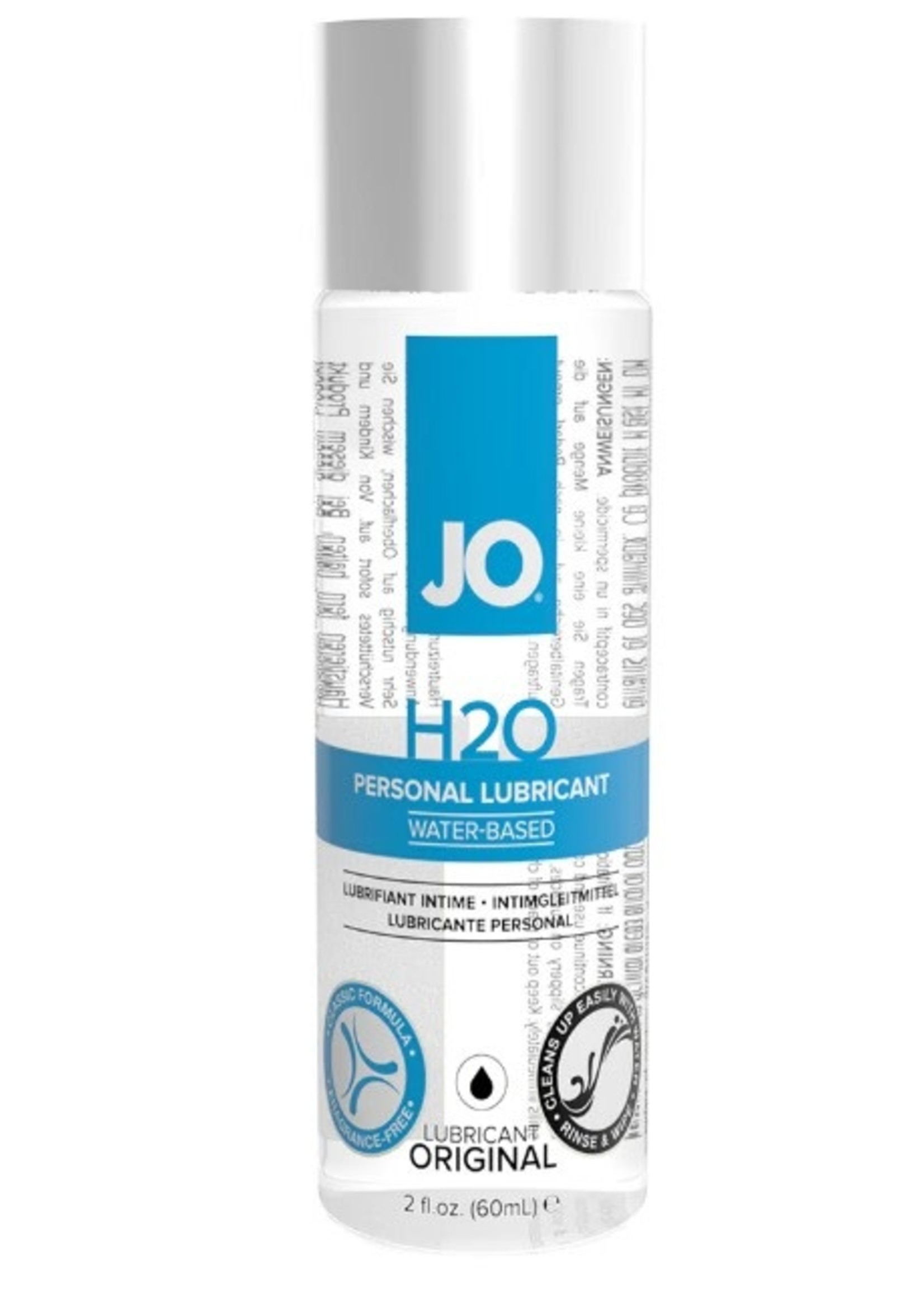 JO H2o Water Based Personal Lubricant in 2oz/60ml