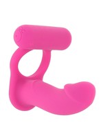 Double Diver Vibrating Ring in Pink