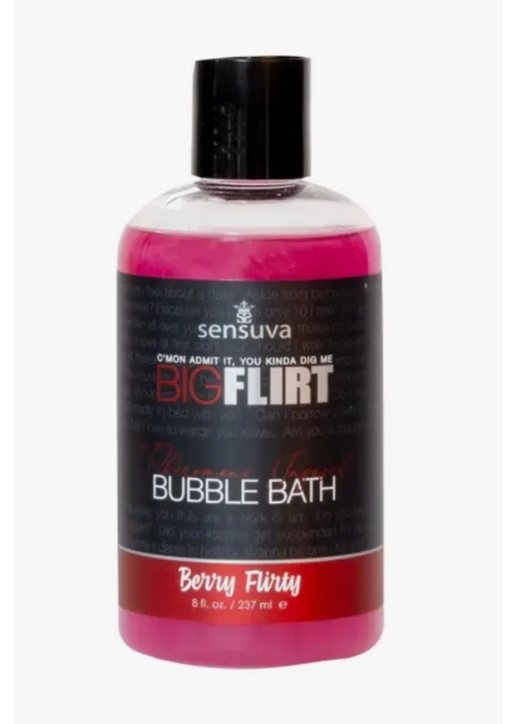 Big Flirt Pheromone Bubble Bath Berry Flirty 8oz. Bottle