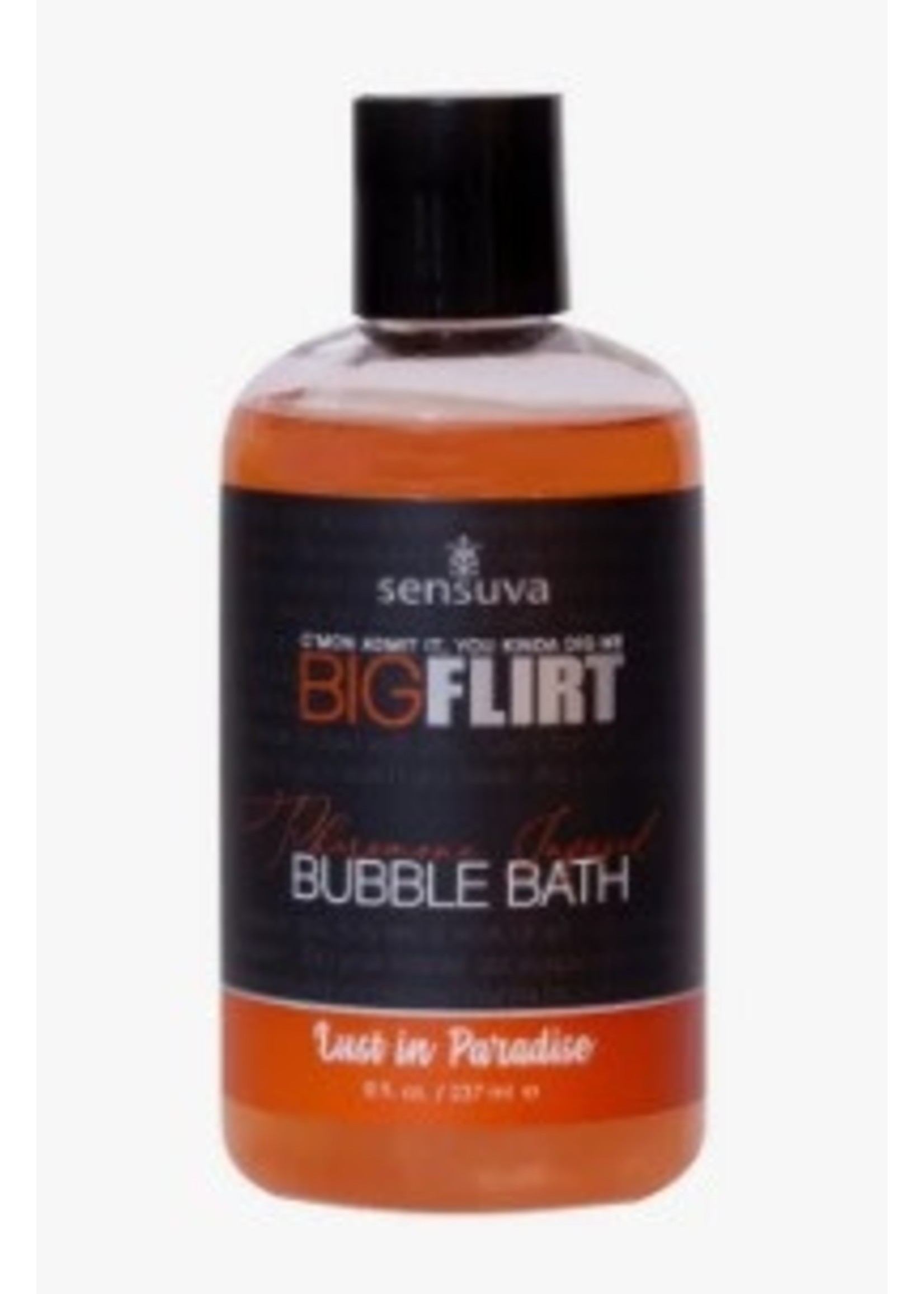 Big Flirt Pheromone Bubble Bath Lust in Paradise 8oz. Bottle