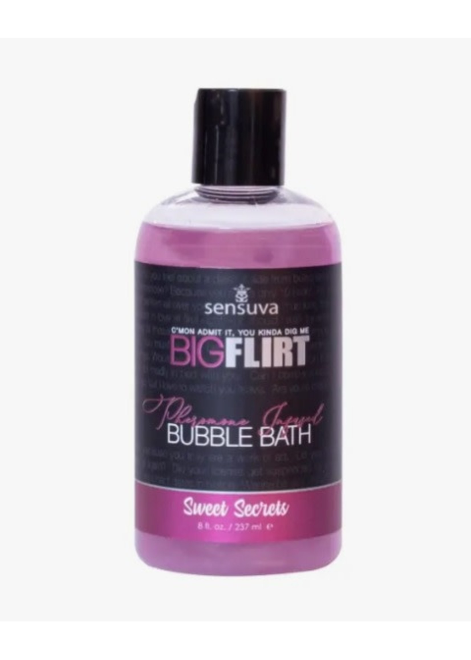 Big Flirt Pheromone Bubble Bath Sweet Secrets 8oz. Bottle