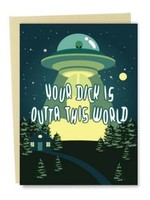 UFO Penis Outta This World Card