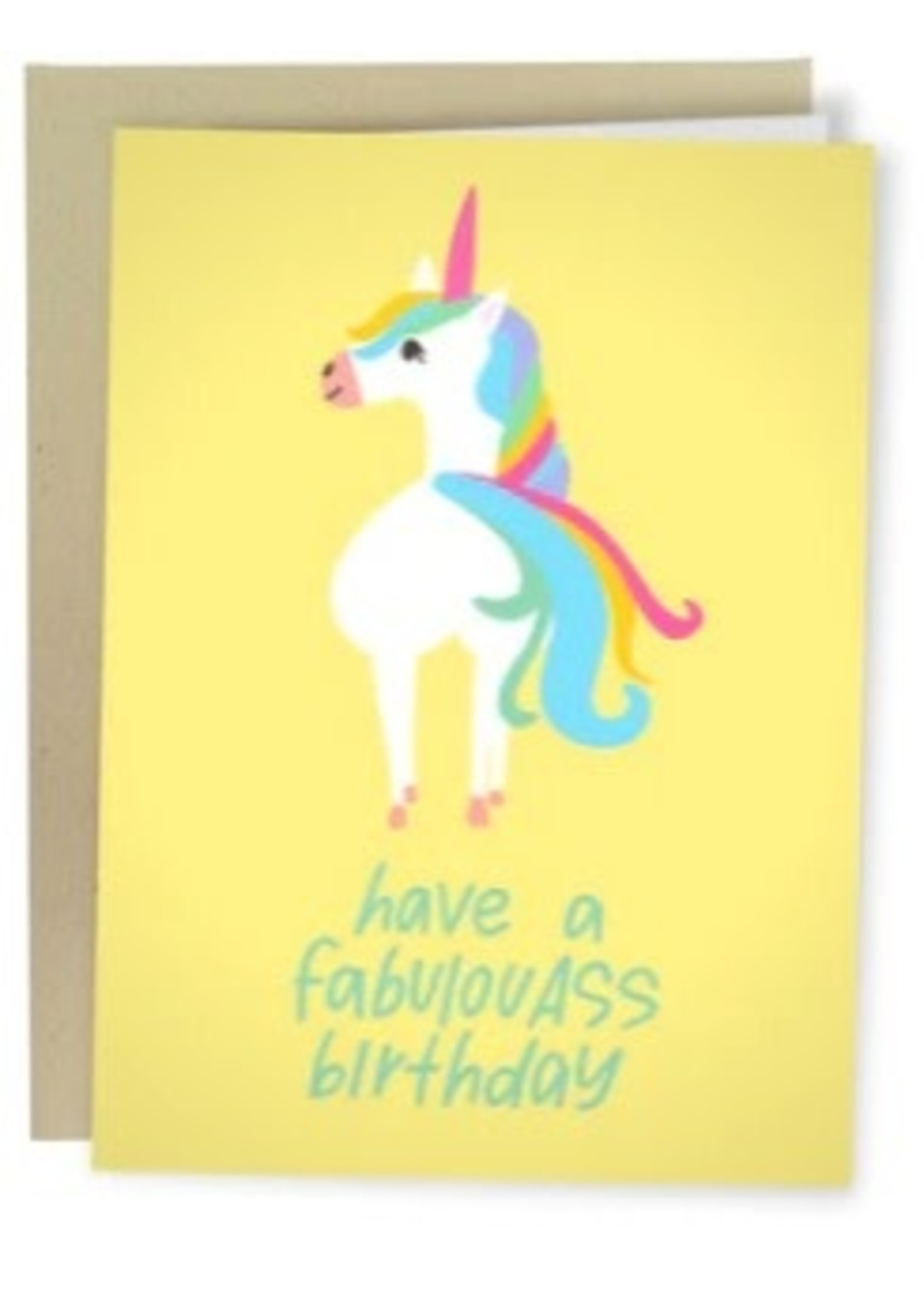 Have A FabulouASS Birthday Card