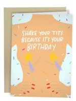 Shake Your Tits Card