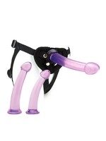 Lux Fetish Size Up Dildo and Harness Set