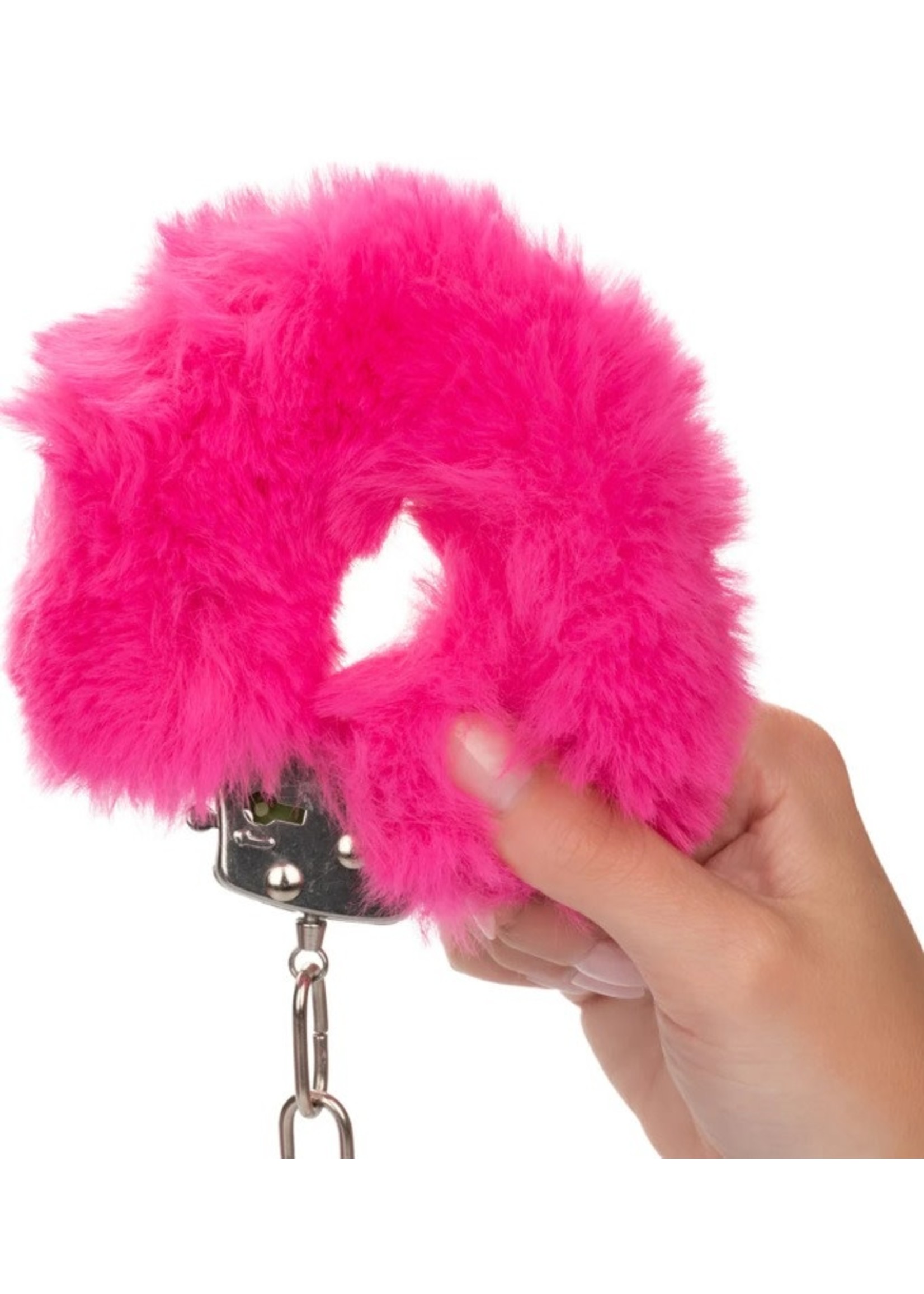 Ultra Fluffy Furry Cuffs in Pink