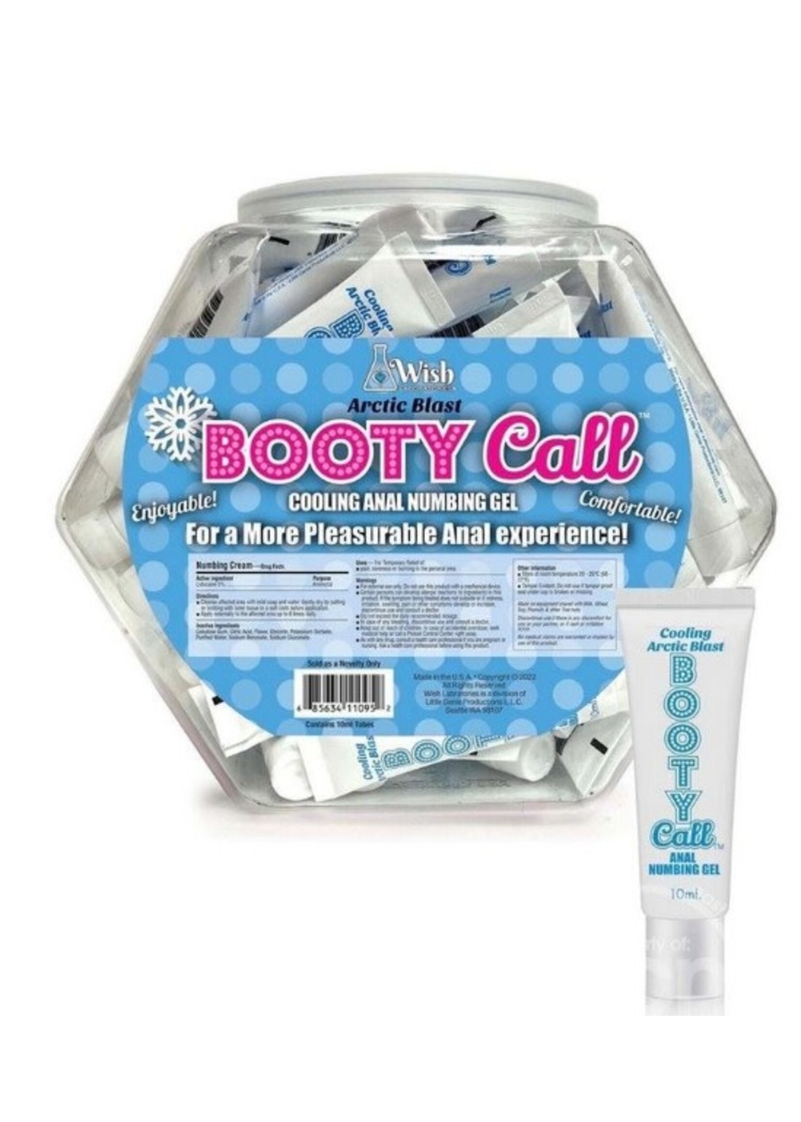 Booty Call Cooling Anal Numbing Gel 10ml