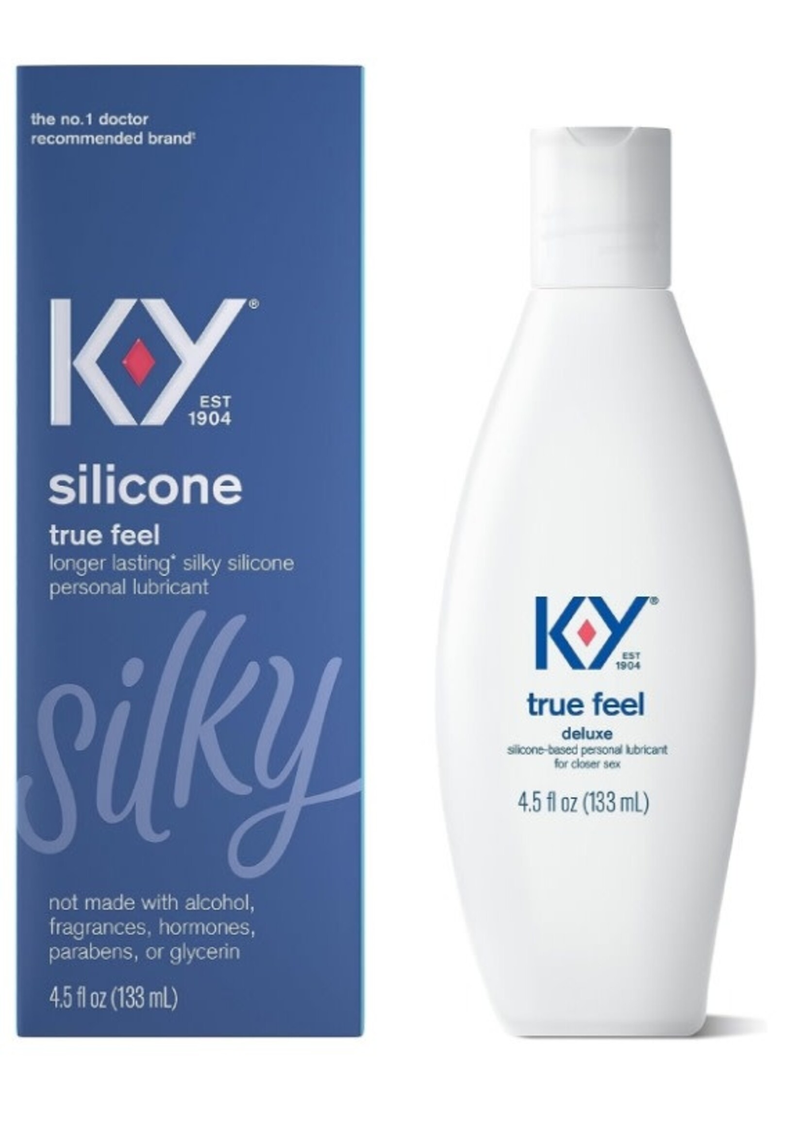 KY True Feel Silky Silicone Lubricant 4.5oz