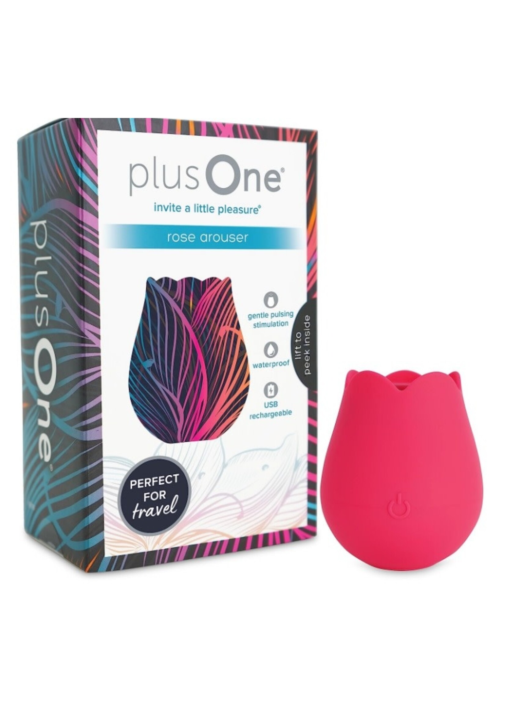 PlusOne Rose Arousal Vibrator for Women Clitoral Stimulator