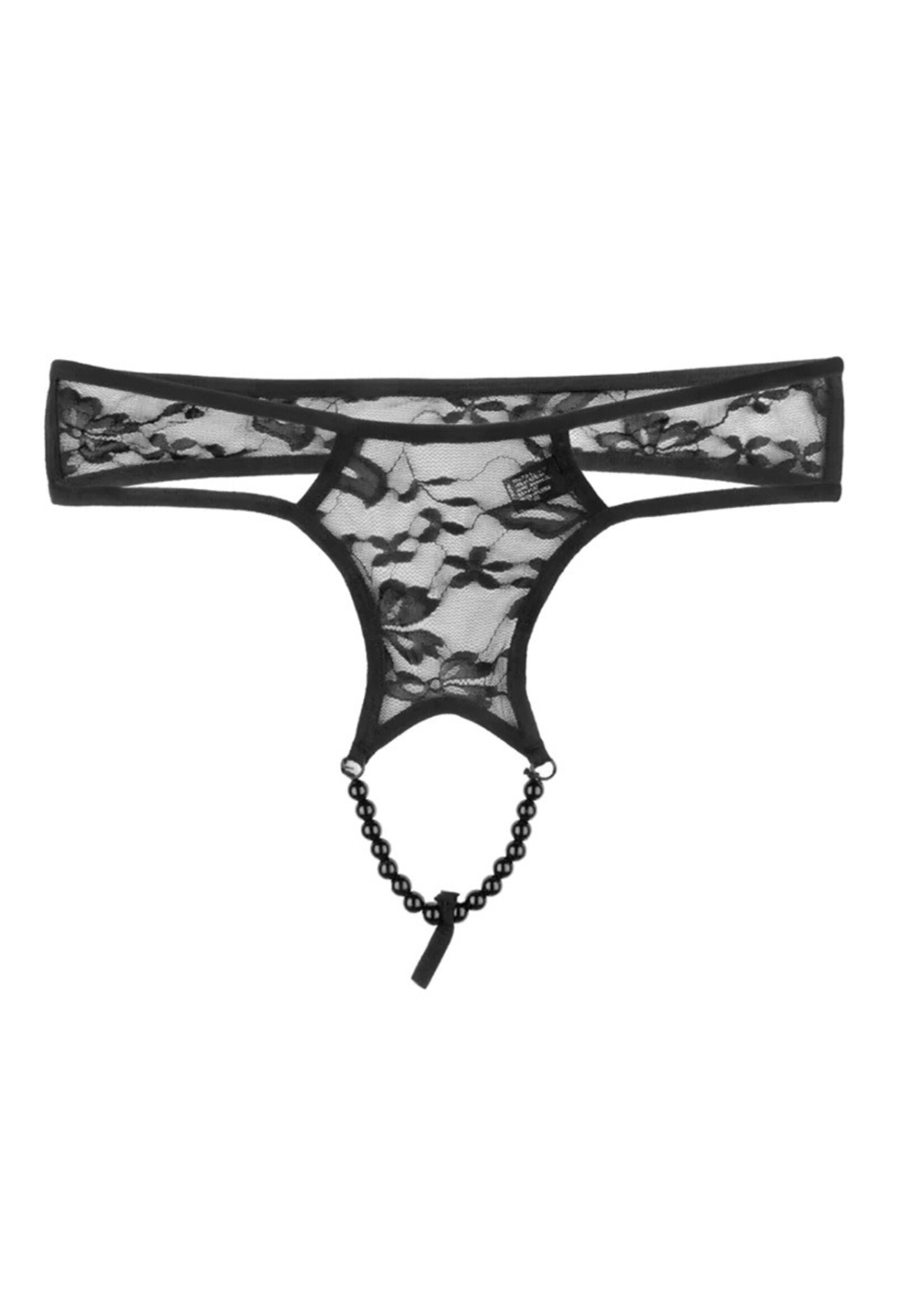 Hookup Plug with Pleasure Pearl Panties in Small-Large