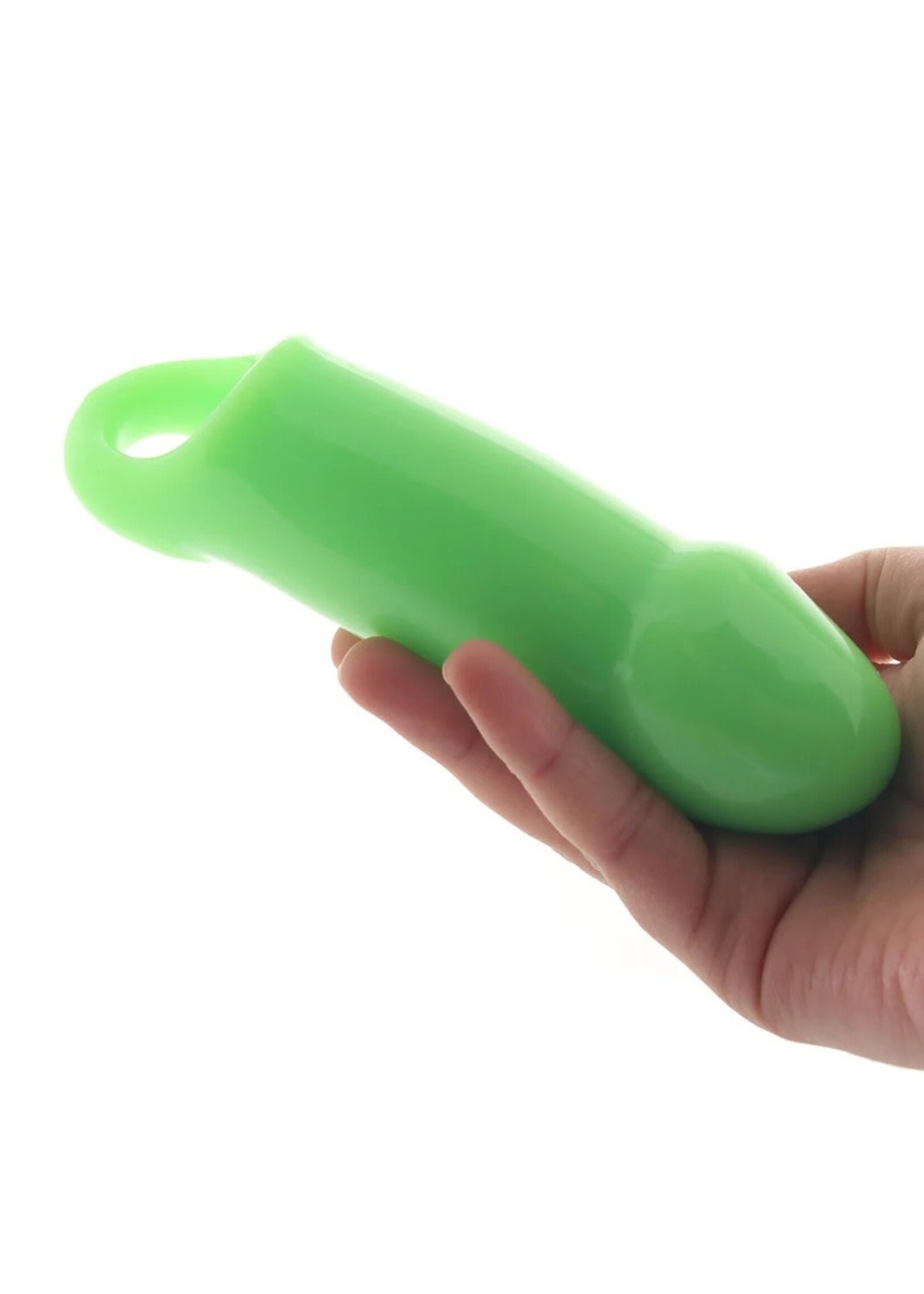 Ouch! Glow In The Dark Smooth Thick Stretchy Penis Sleeve