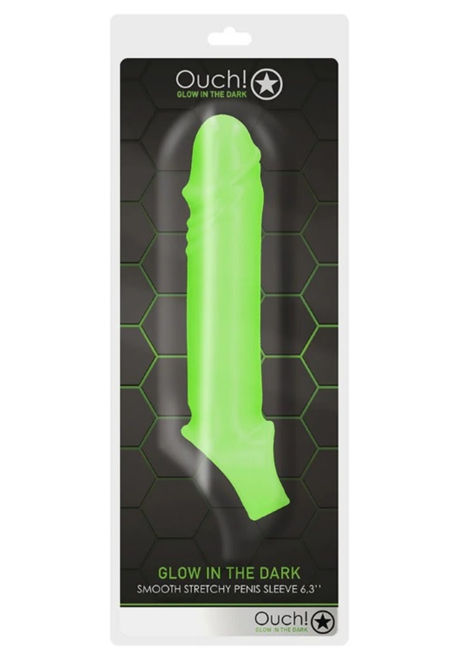 Ouch! Glow In The Dark Thin Smooth Penis Sleeve