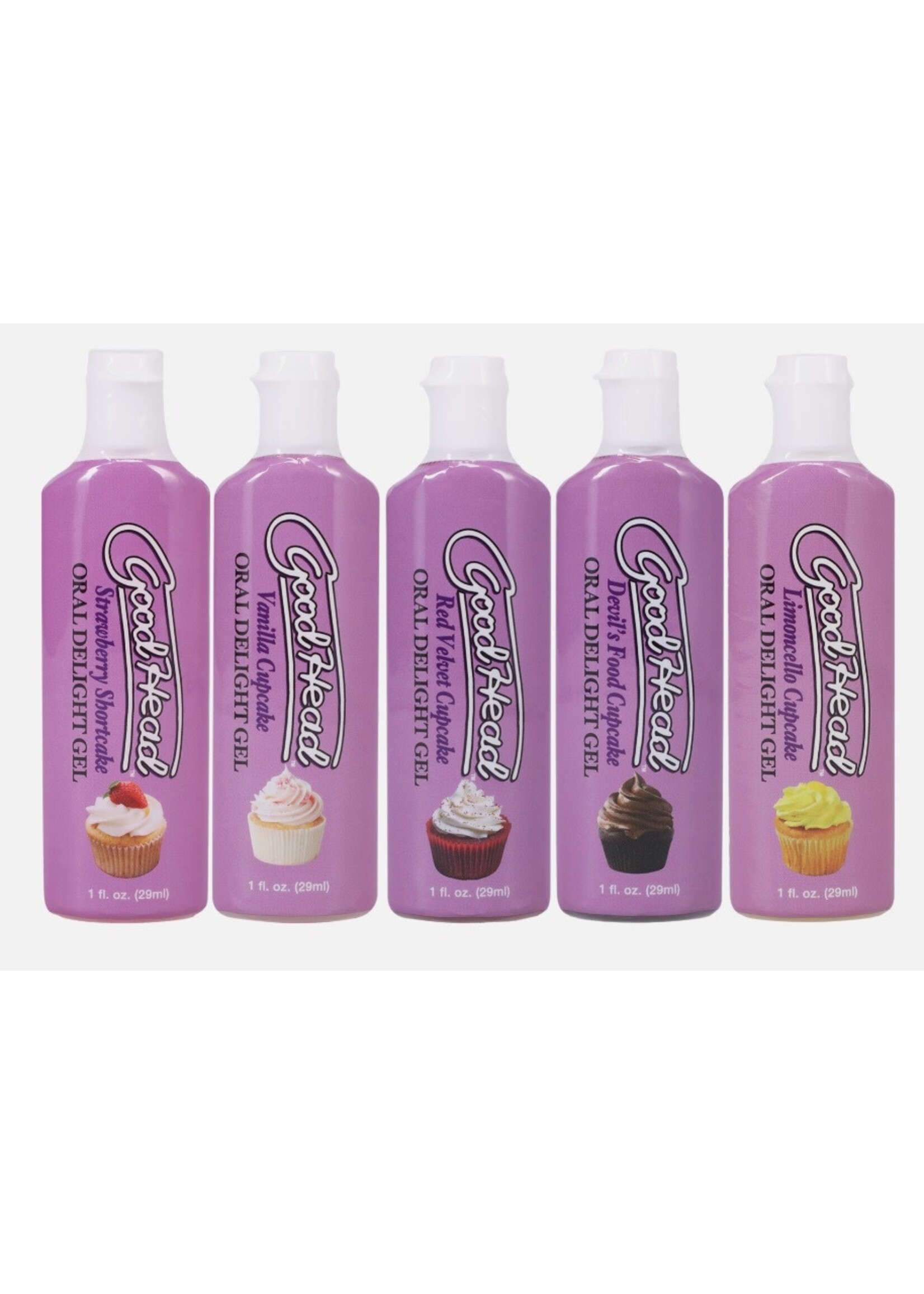 GoodHead Oral Delight Gel Cupcakes (5 Pack) 1oz