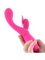 Butterfly Kiss Rechargeable Flutter Vibe in Pink