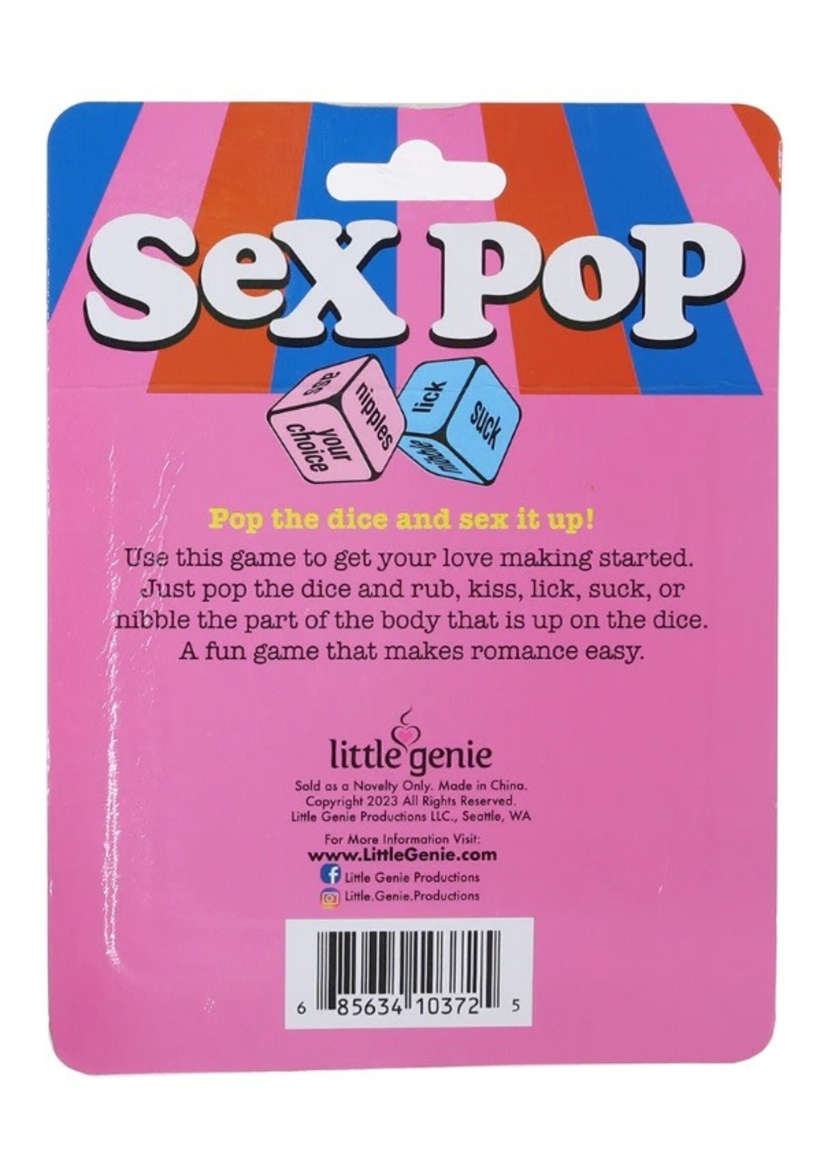 Sex Pop! Dice Game