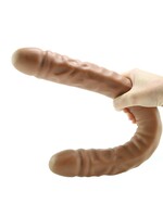 Dr. Skin 18 Inch Double Ended Dildo in Mocha